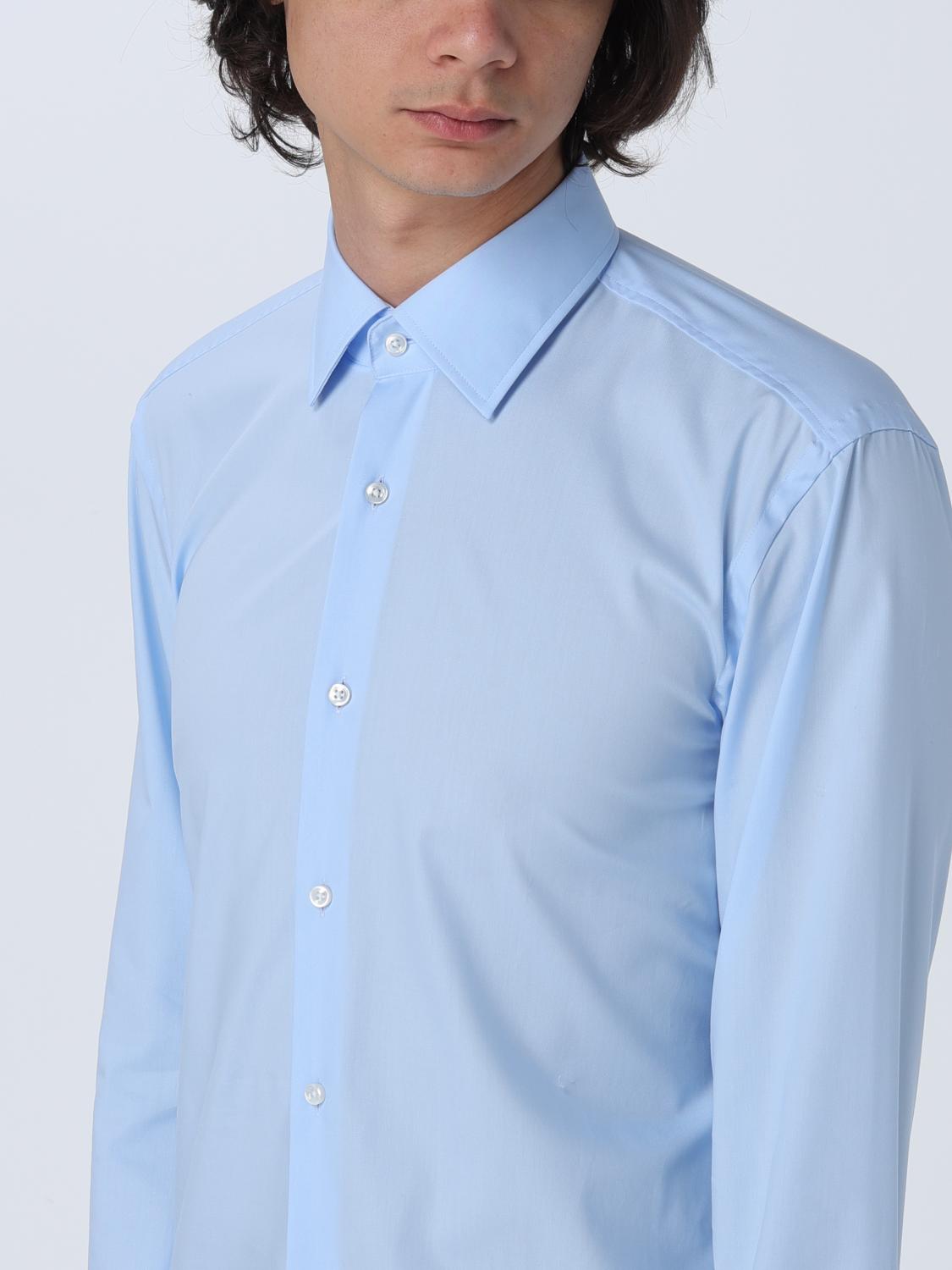Boss Shirt Men Sky Blue