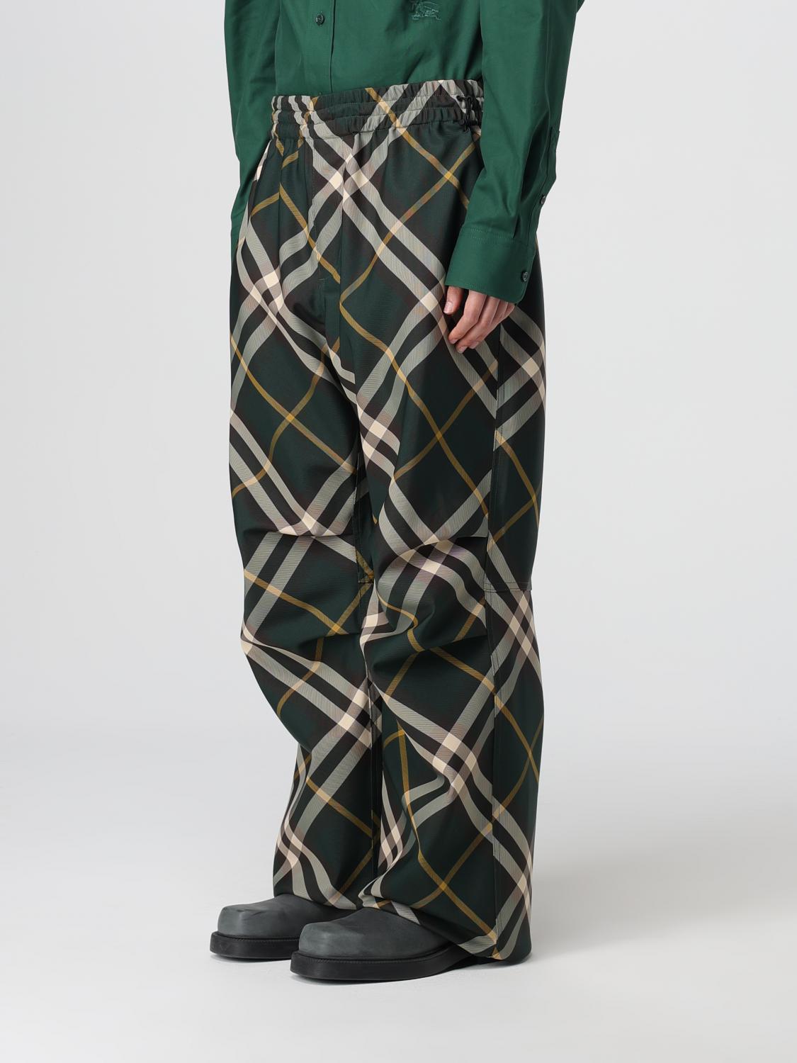 Burberry Pants Men Green