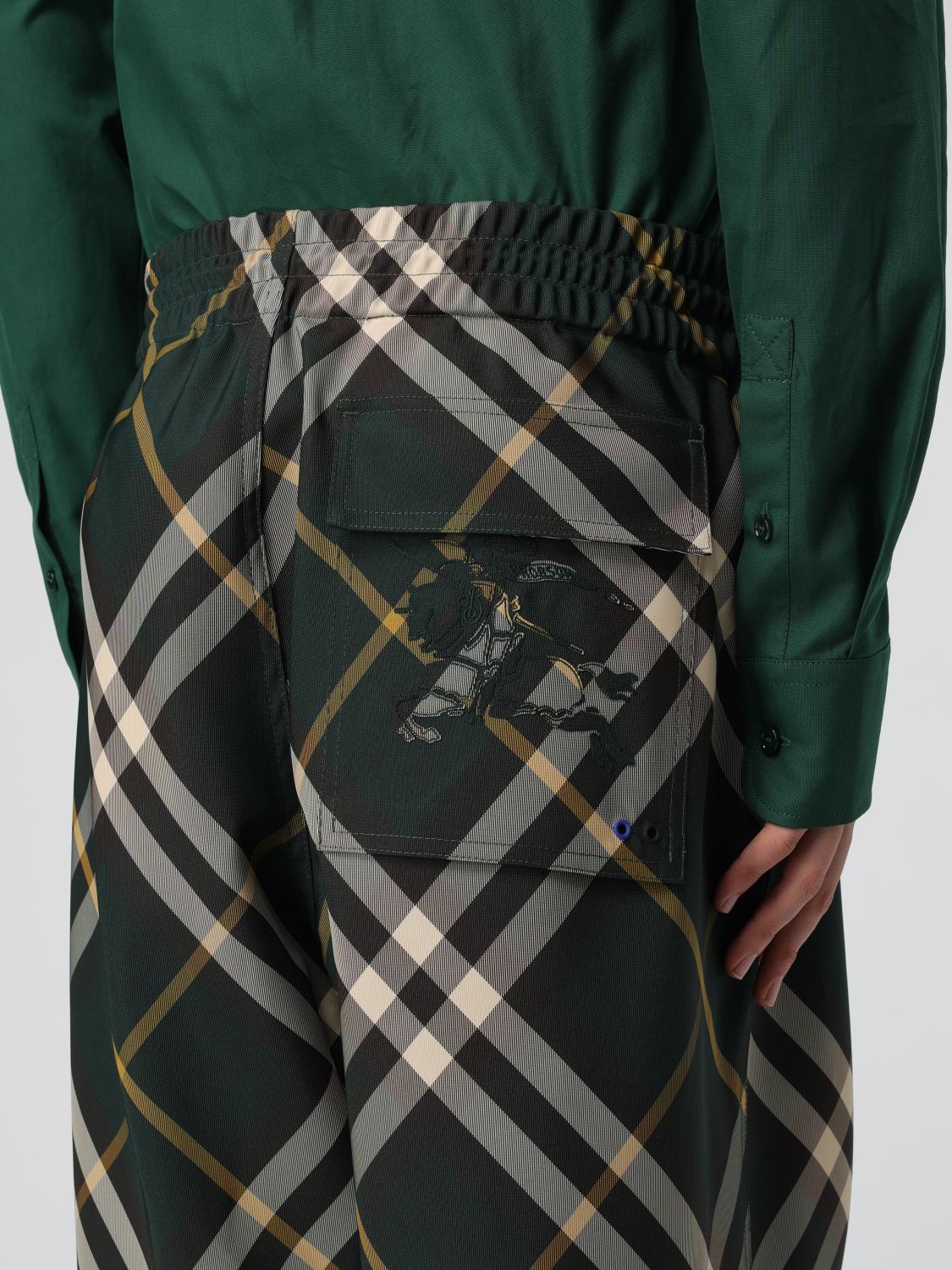 Burberry Pants Men Green