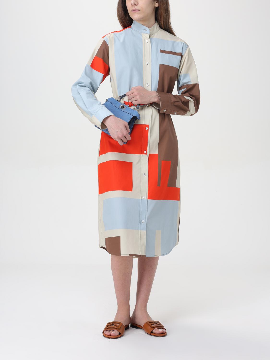 Fendi Dress Woman Multicolor