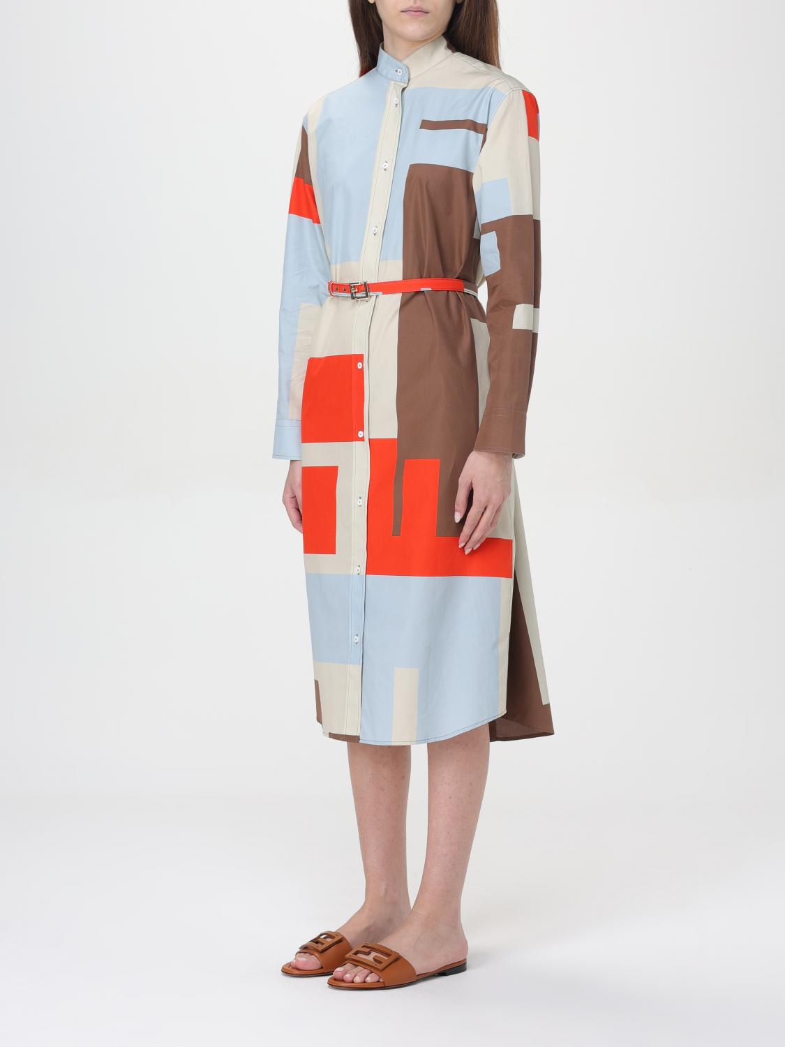 Fendi Dress Woman Multicolor
