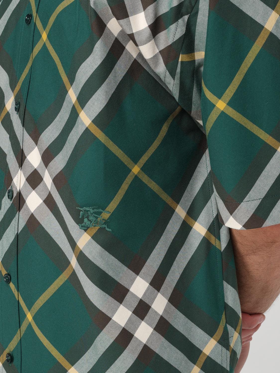 Burberry Shirt Men Green