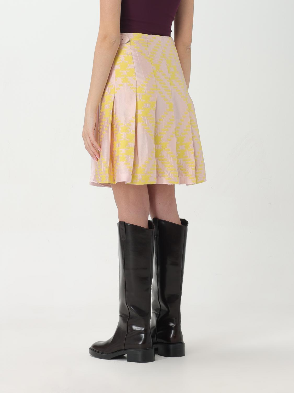 Burberry Skirt Woman Yellow