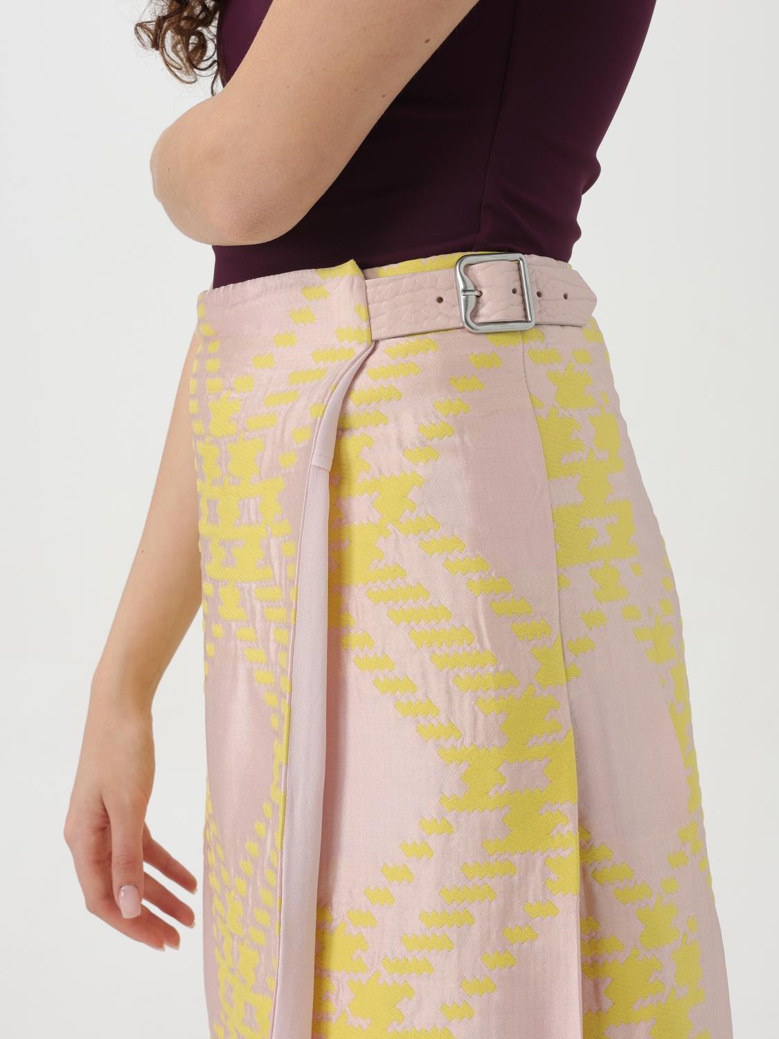 Burberry Skirt Woman Yellow