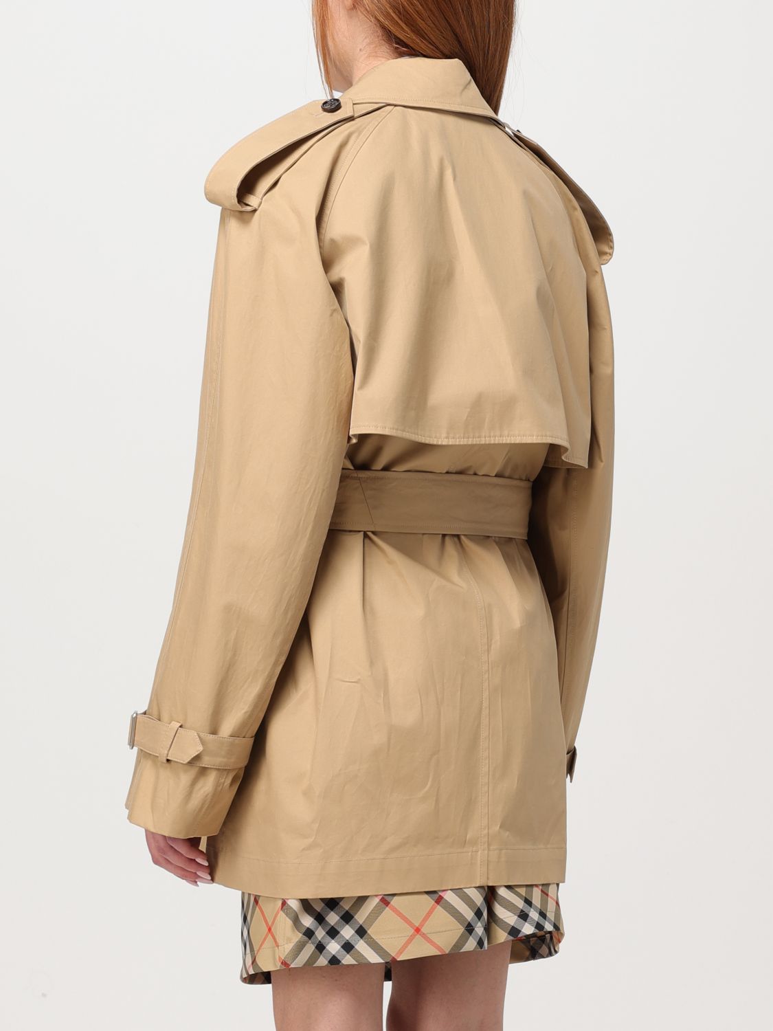 Burberry Trench Coat Woman Beige