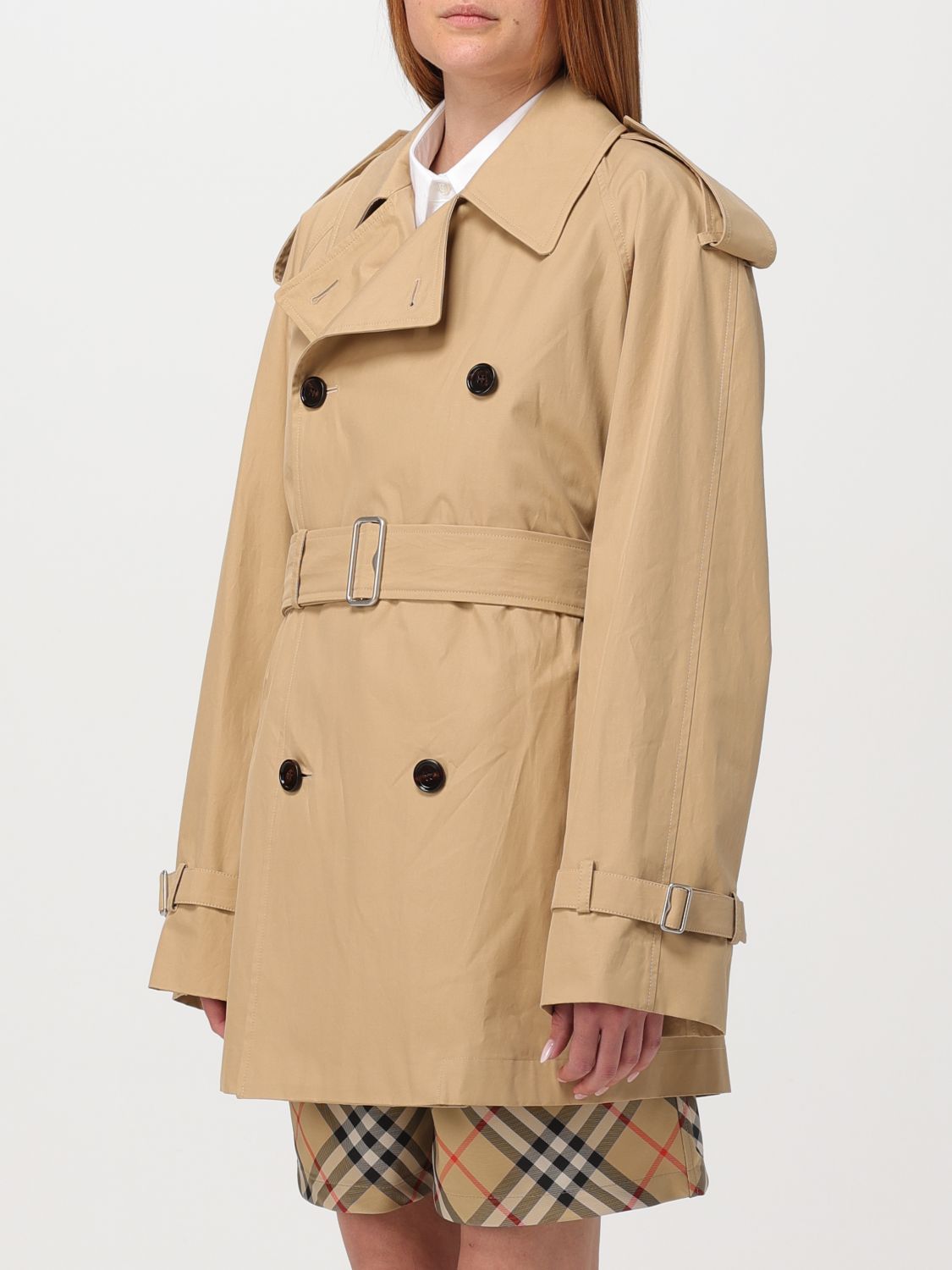 Burberry Trench Coat Woman Beige