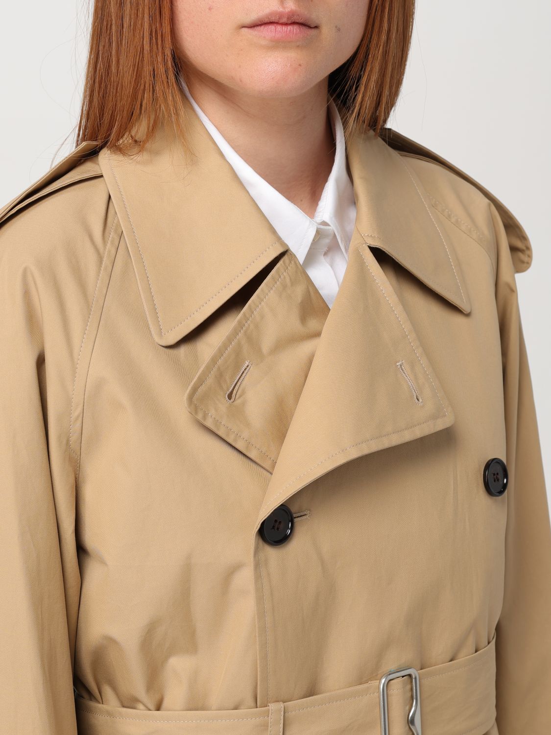 Burberry Trench Coat Woman Beige