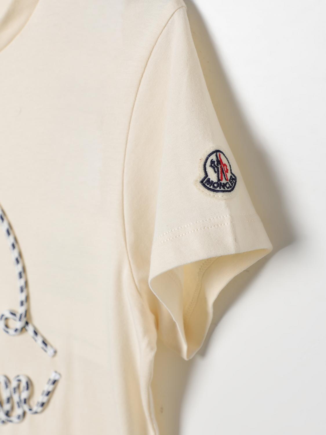 Moncler T Shirt Kids Cream