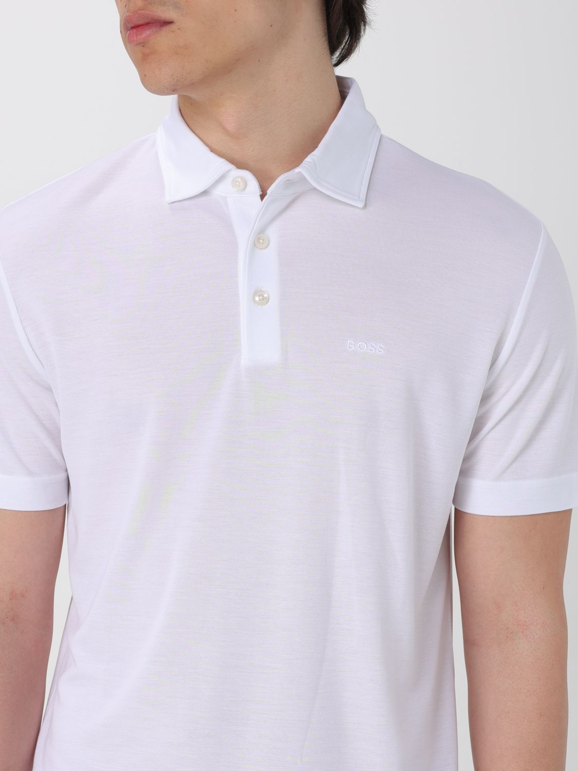Boss Polo Shirt Men White