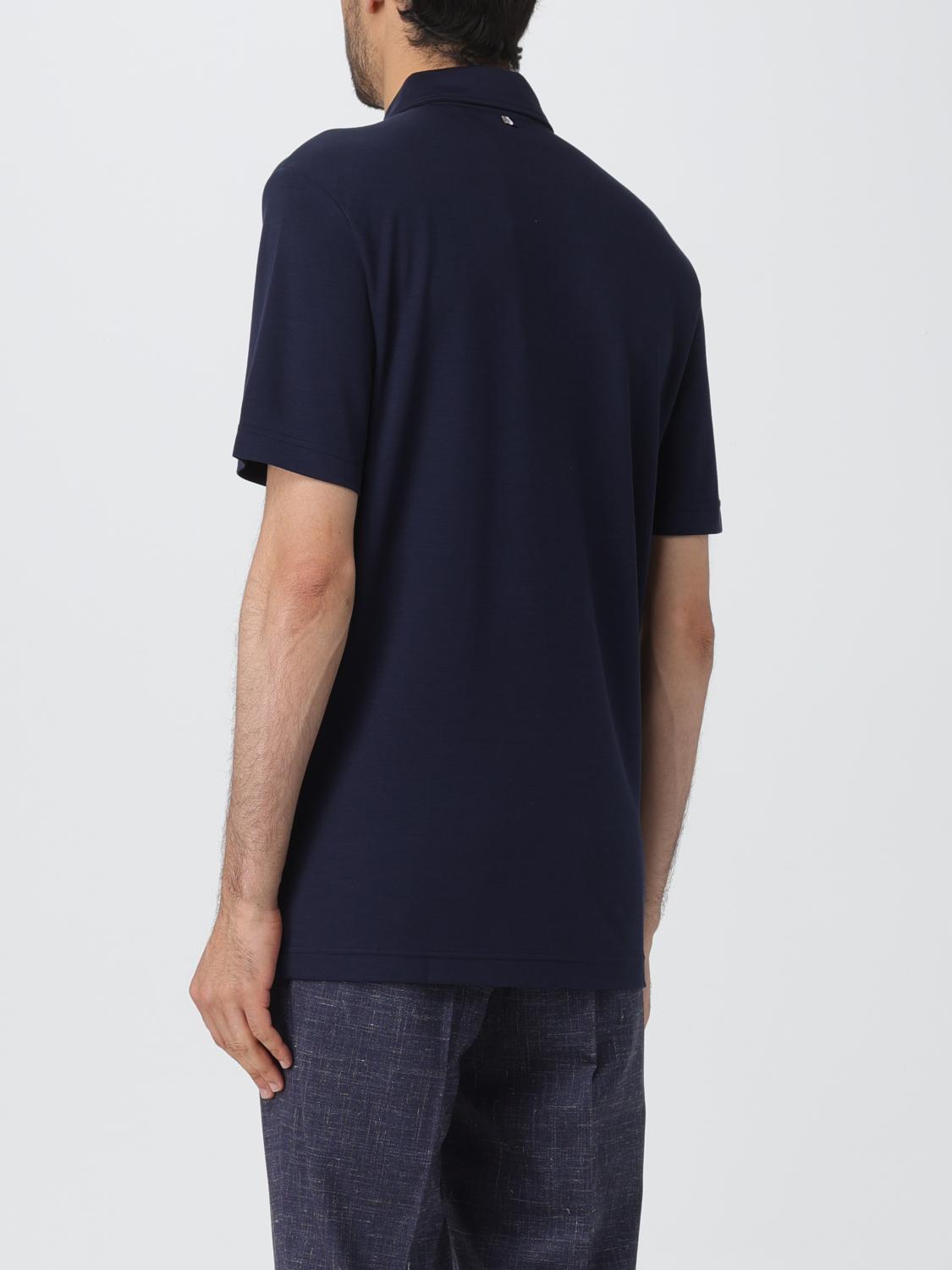 Boss Polo Shirt Men Blue