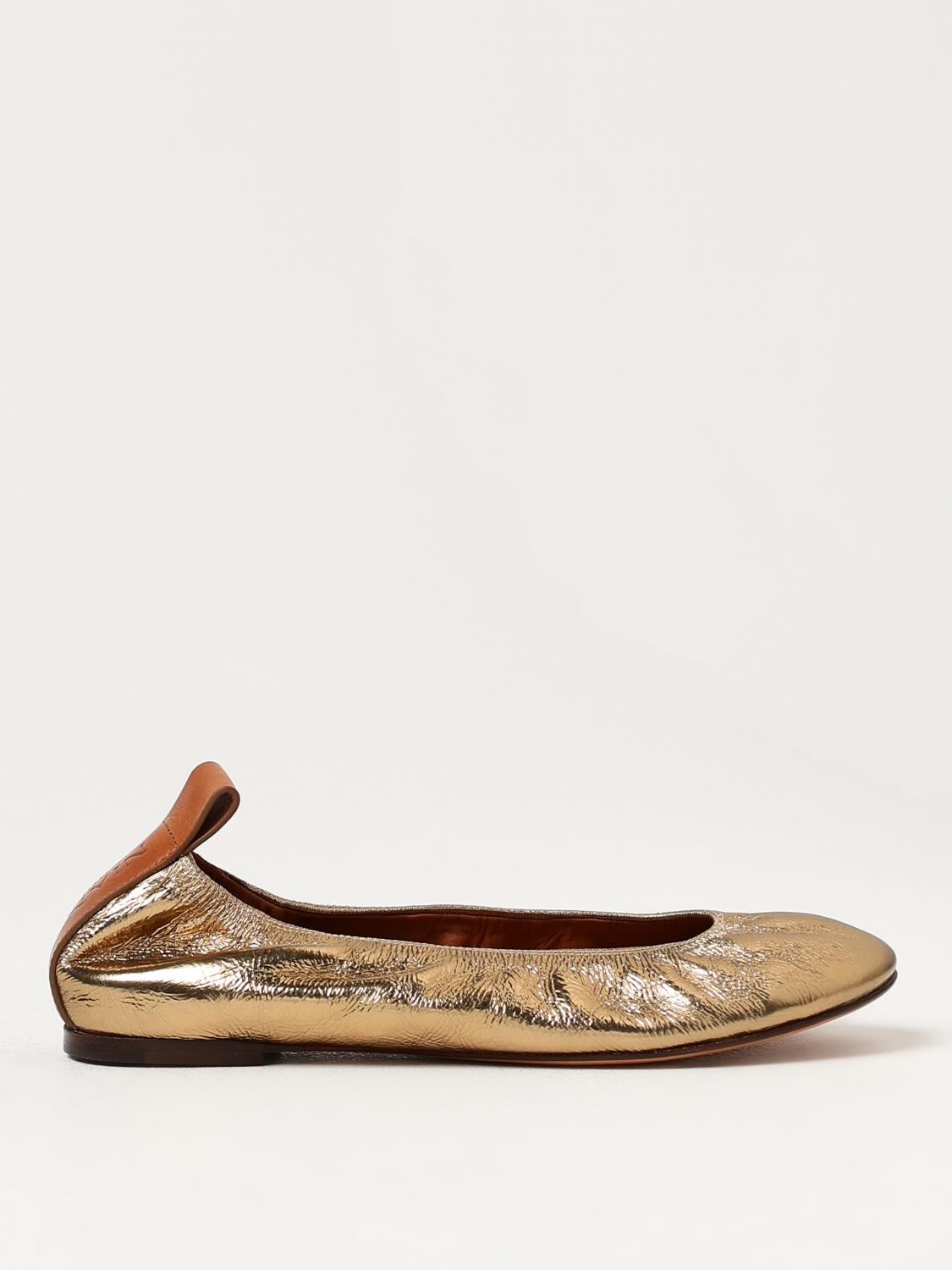 Lanvin Ballet Flats Woman Gold