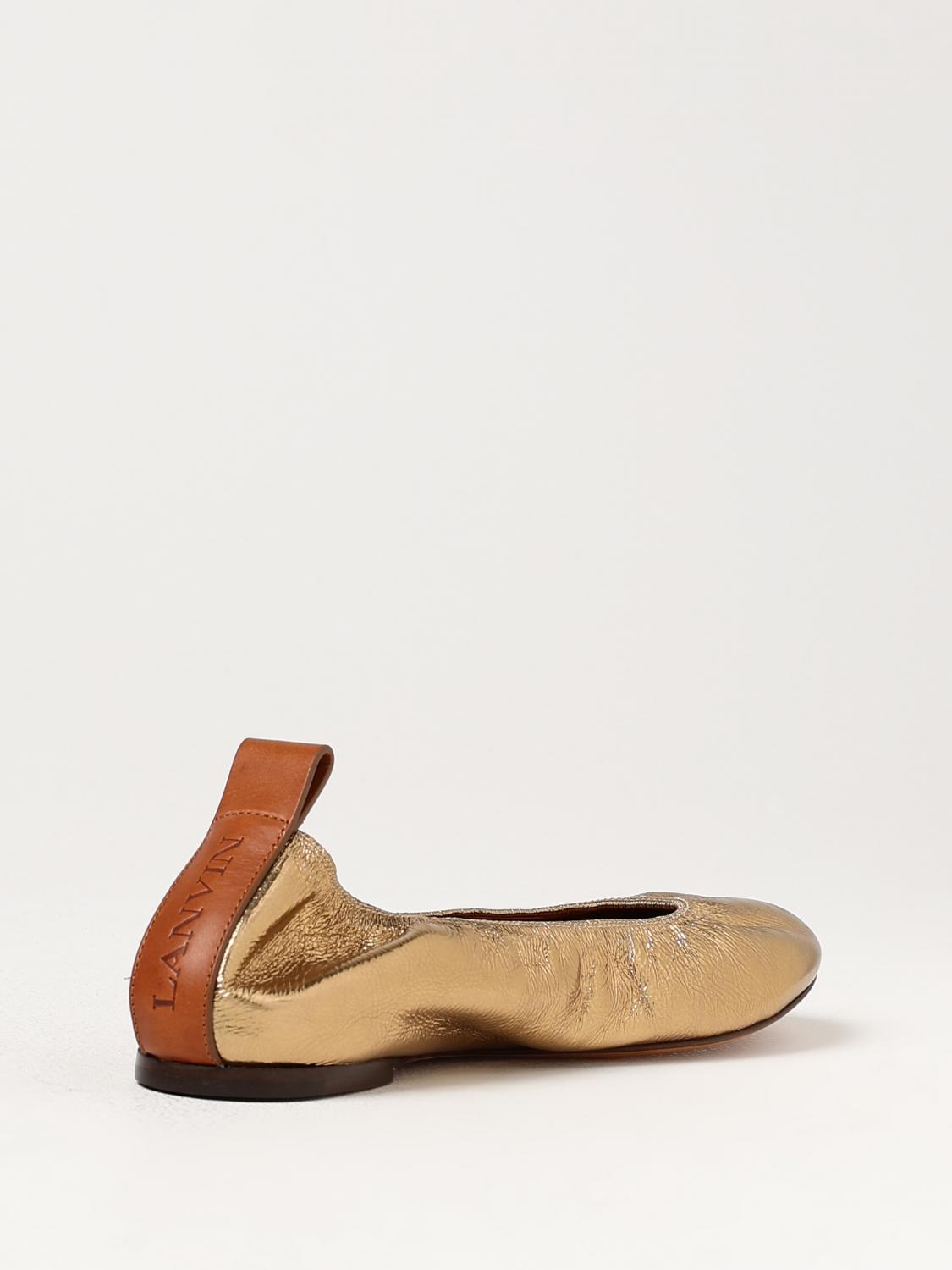 Lanvin Ballet Flats Woman Gold