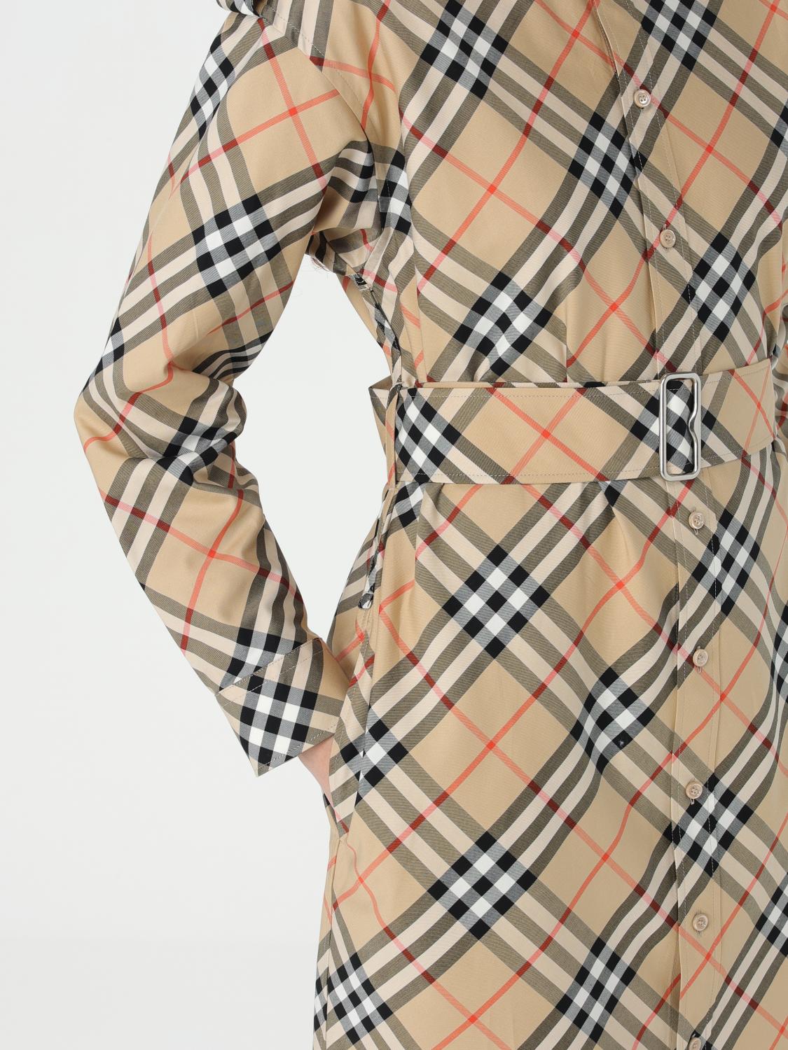 Burberry Dress Woman Beige