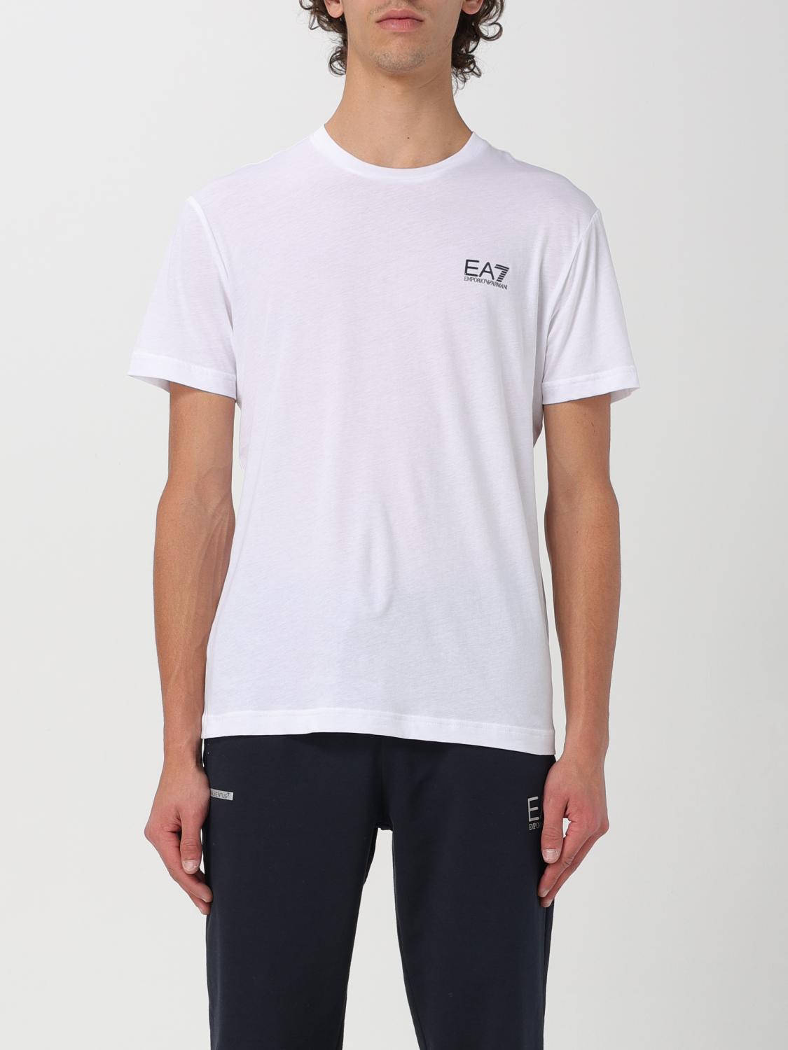 Ea7 T Shirt Men Blue