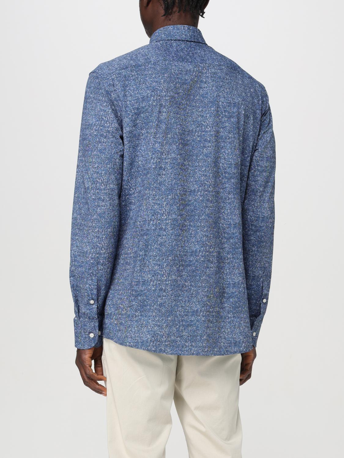 Boss Shirt Men Blue 1