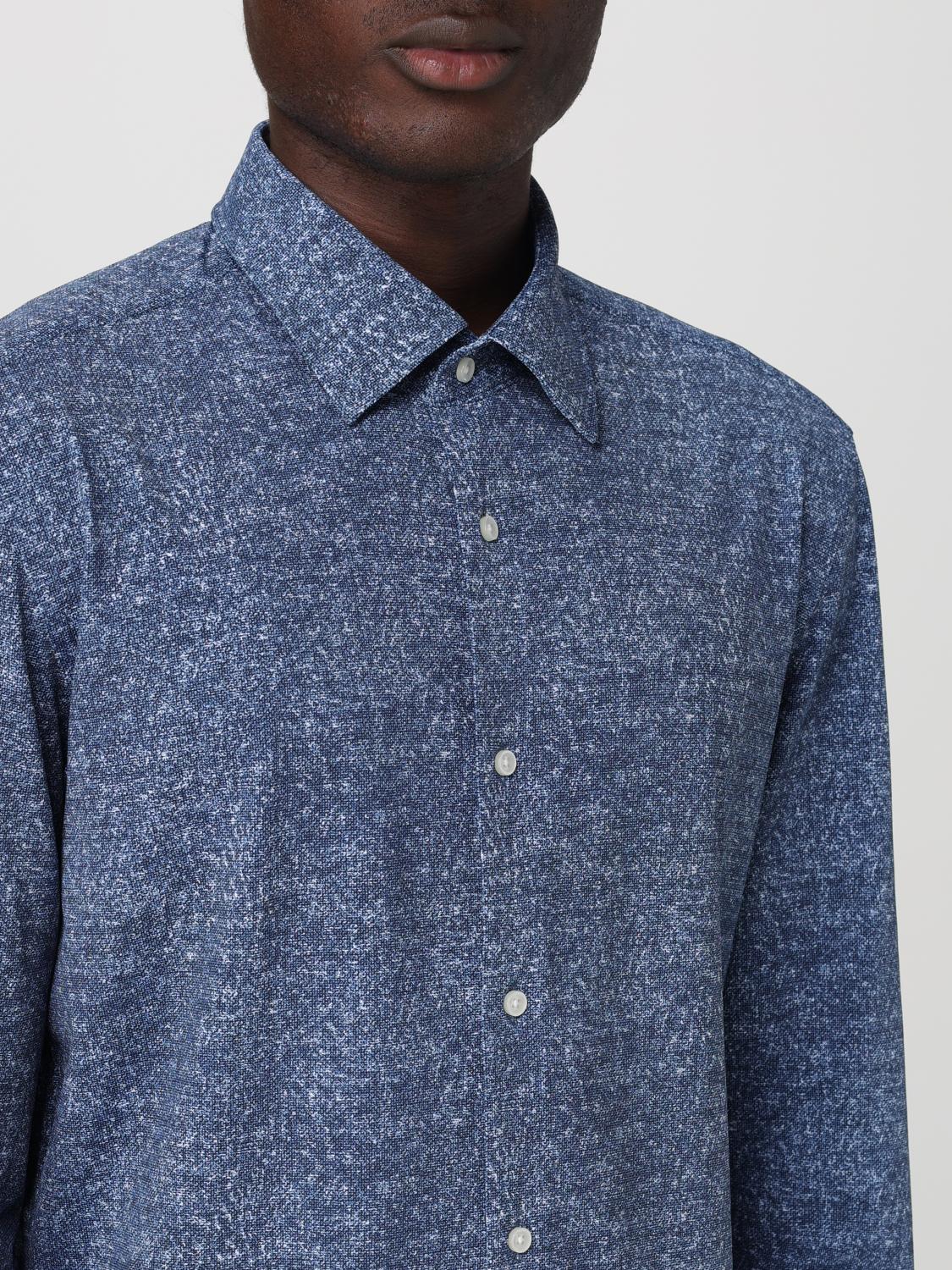 Boss Shirt Men Blue 1