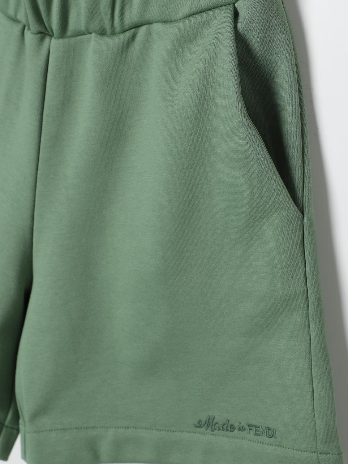 Fendi Shorts Kids Green