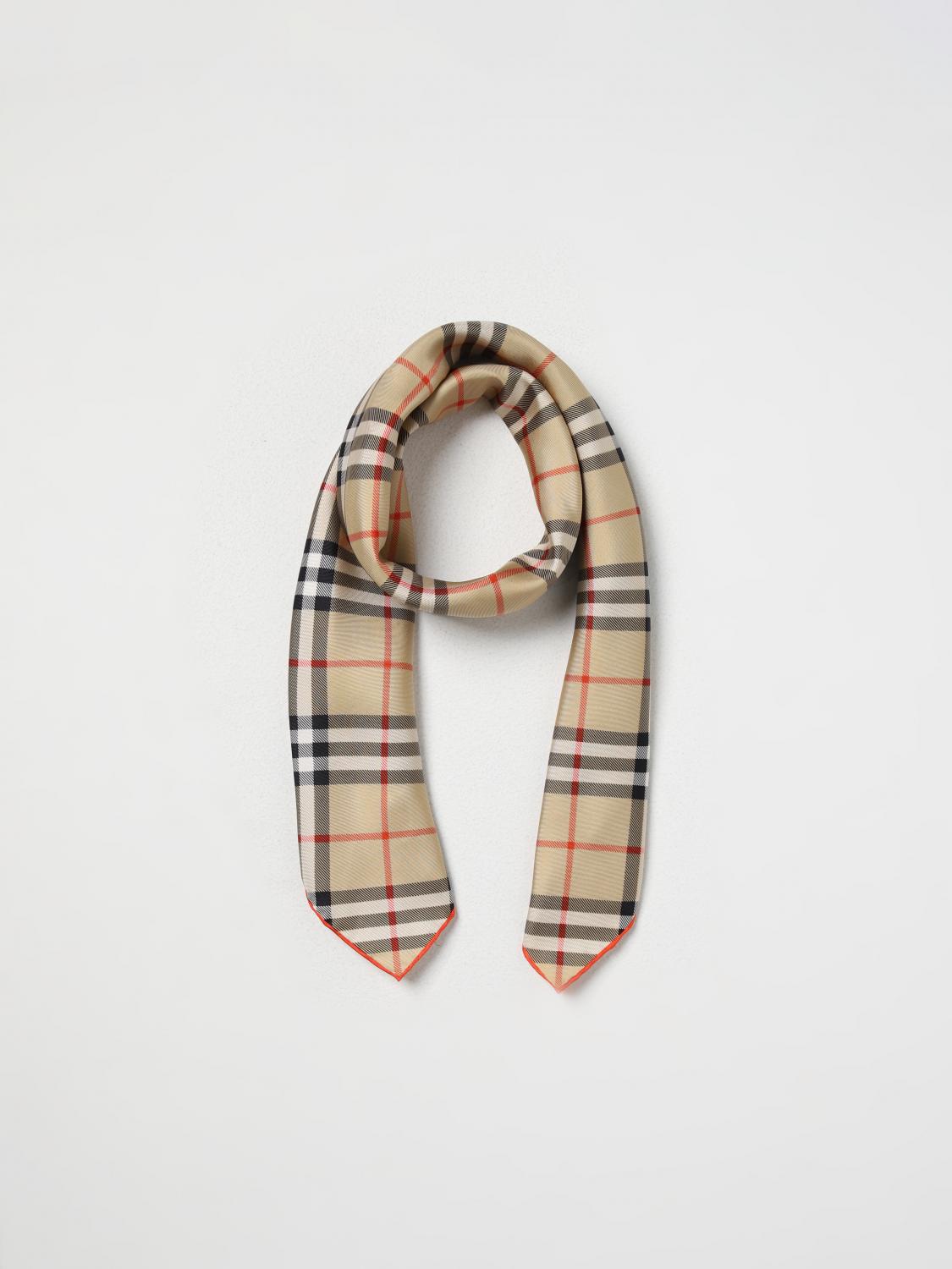 Burberry Neck Scarf Woman Sand