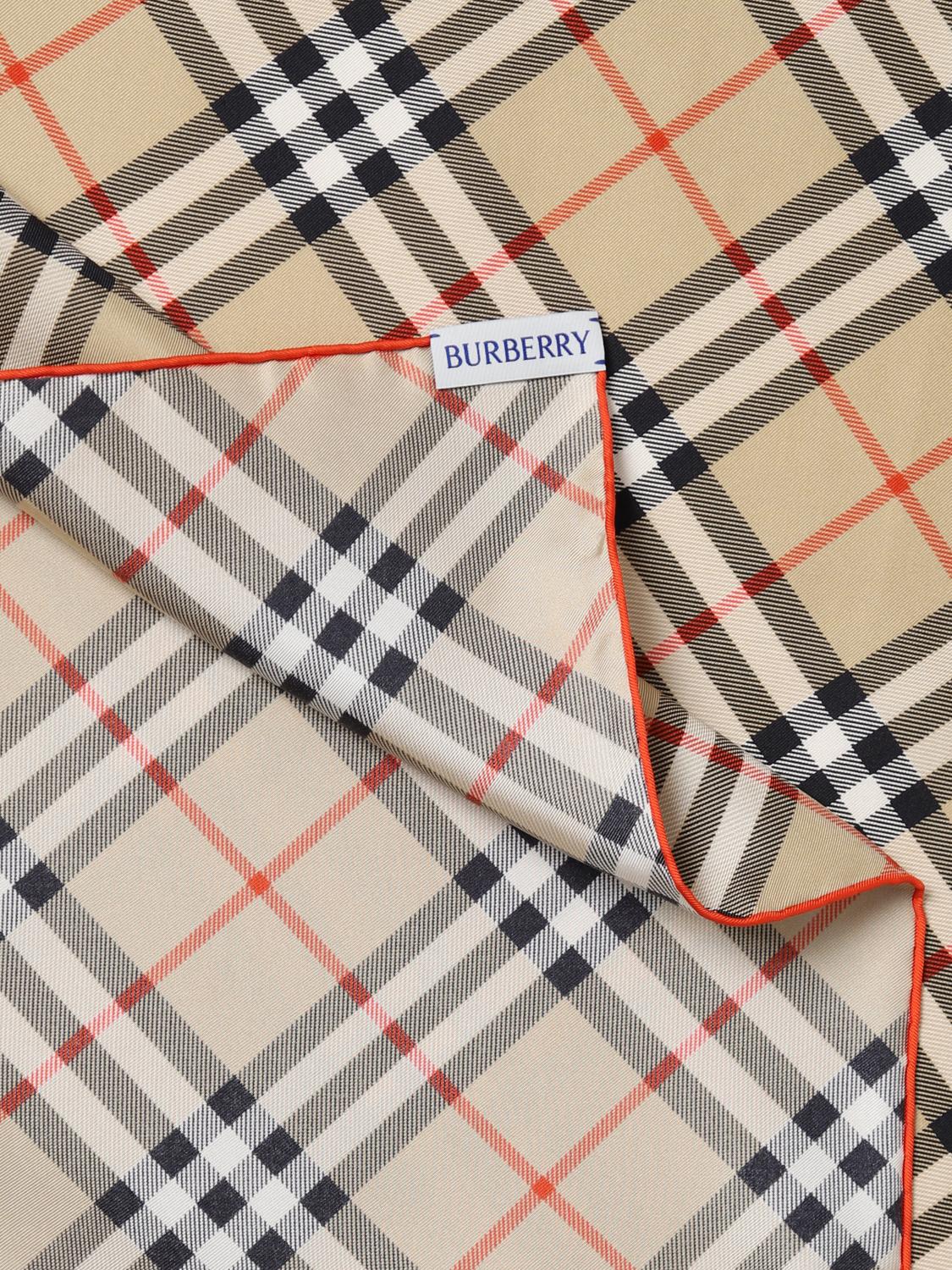Burberry Neck Scarf Woman Sand