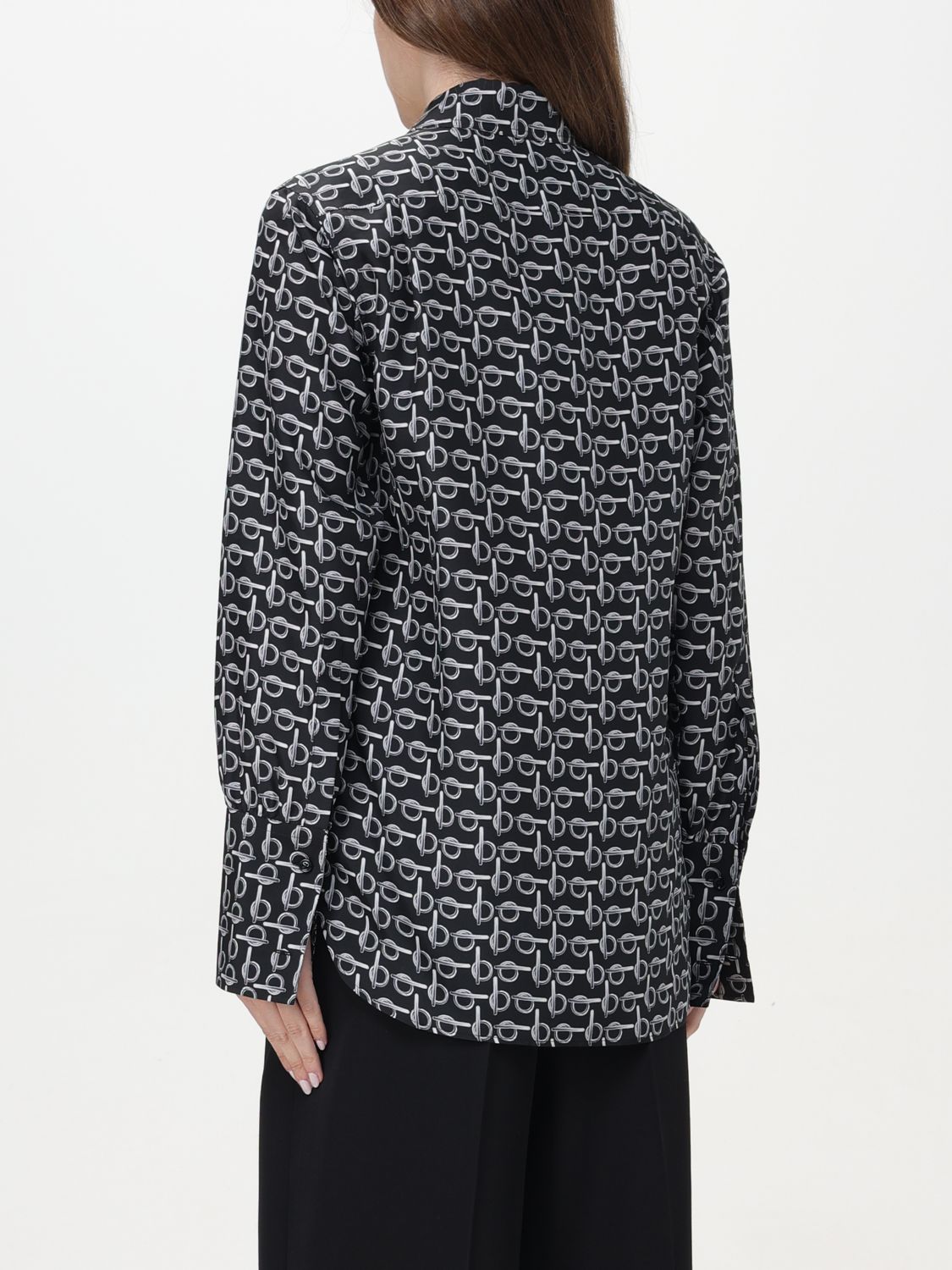 Burberry Shirt Woman Silver