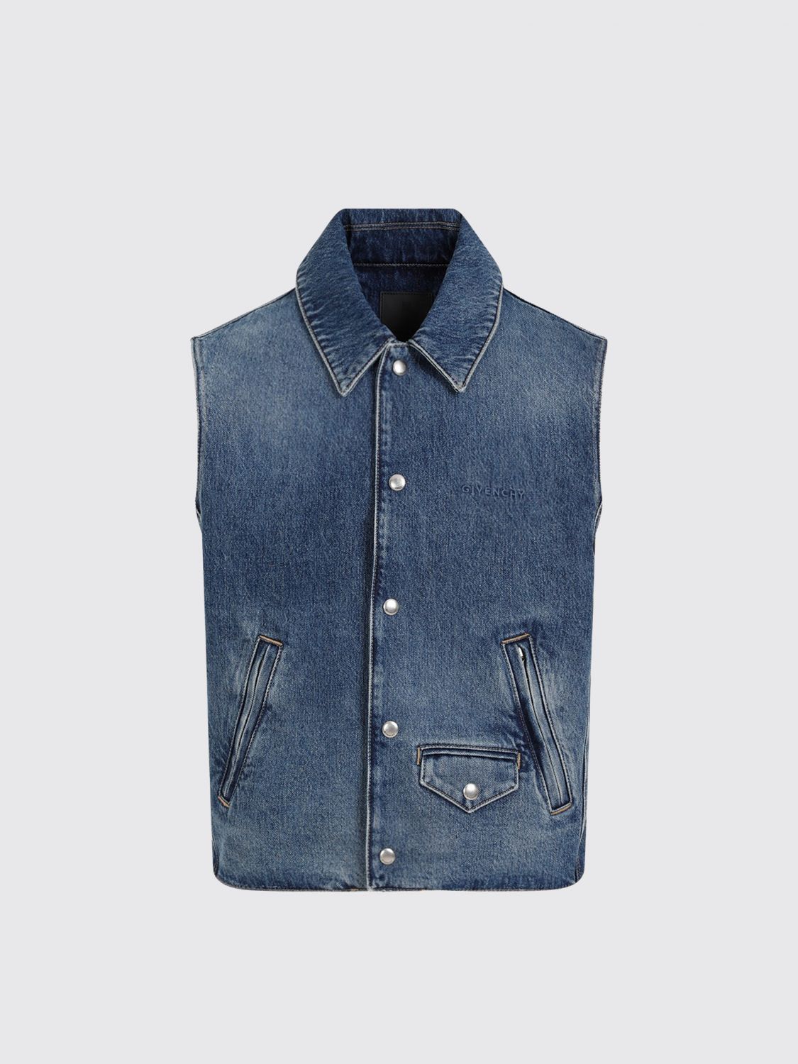 Givenchy Suit Vest Men Blue