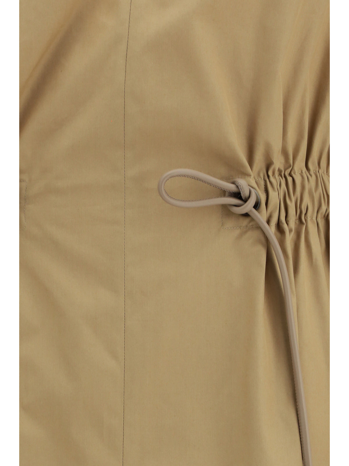 Max Mara Pedaggi midi Dress in cotton poplin - Deserto