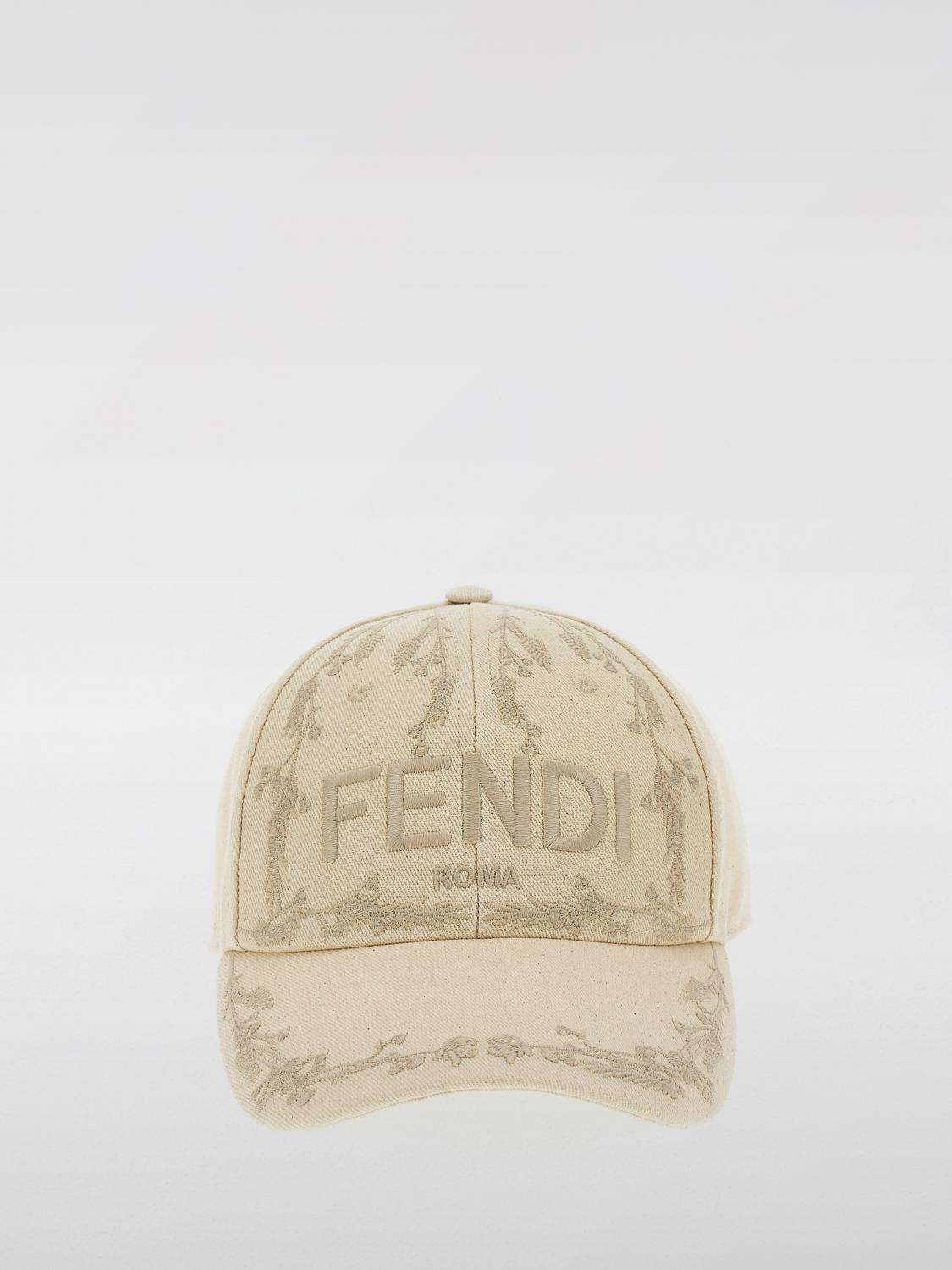 Fendi Hat Men White