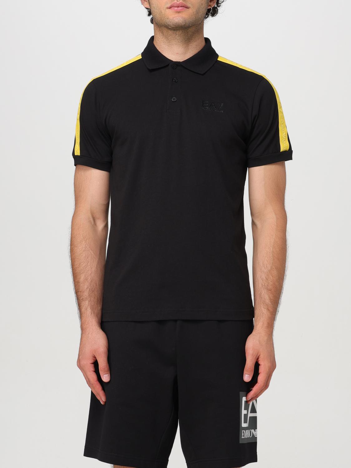 Ea7 Polo Shirt Men Black 1