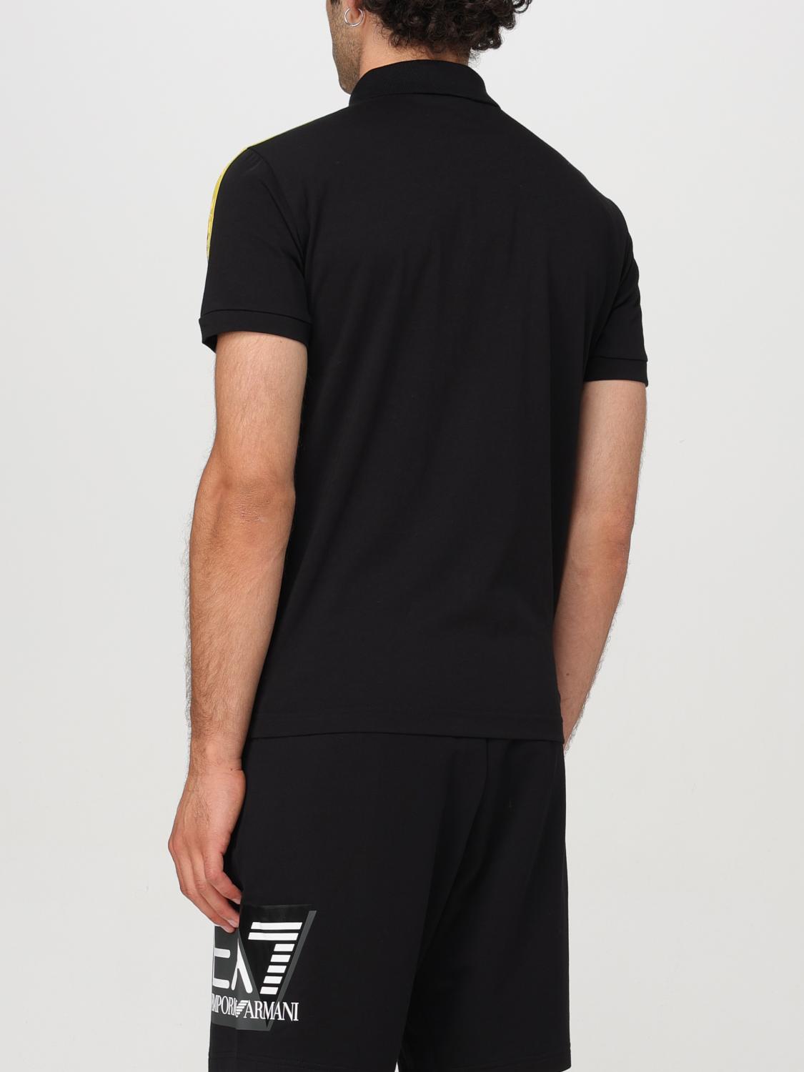 Ea7 Polo Shirt Men Black 1