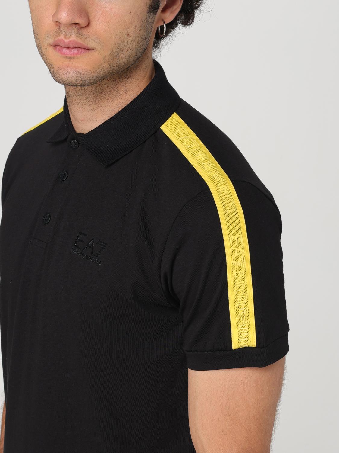 Ea7 Polo Shirt Men Black 1
