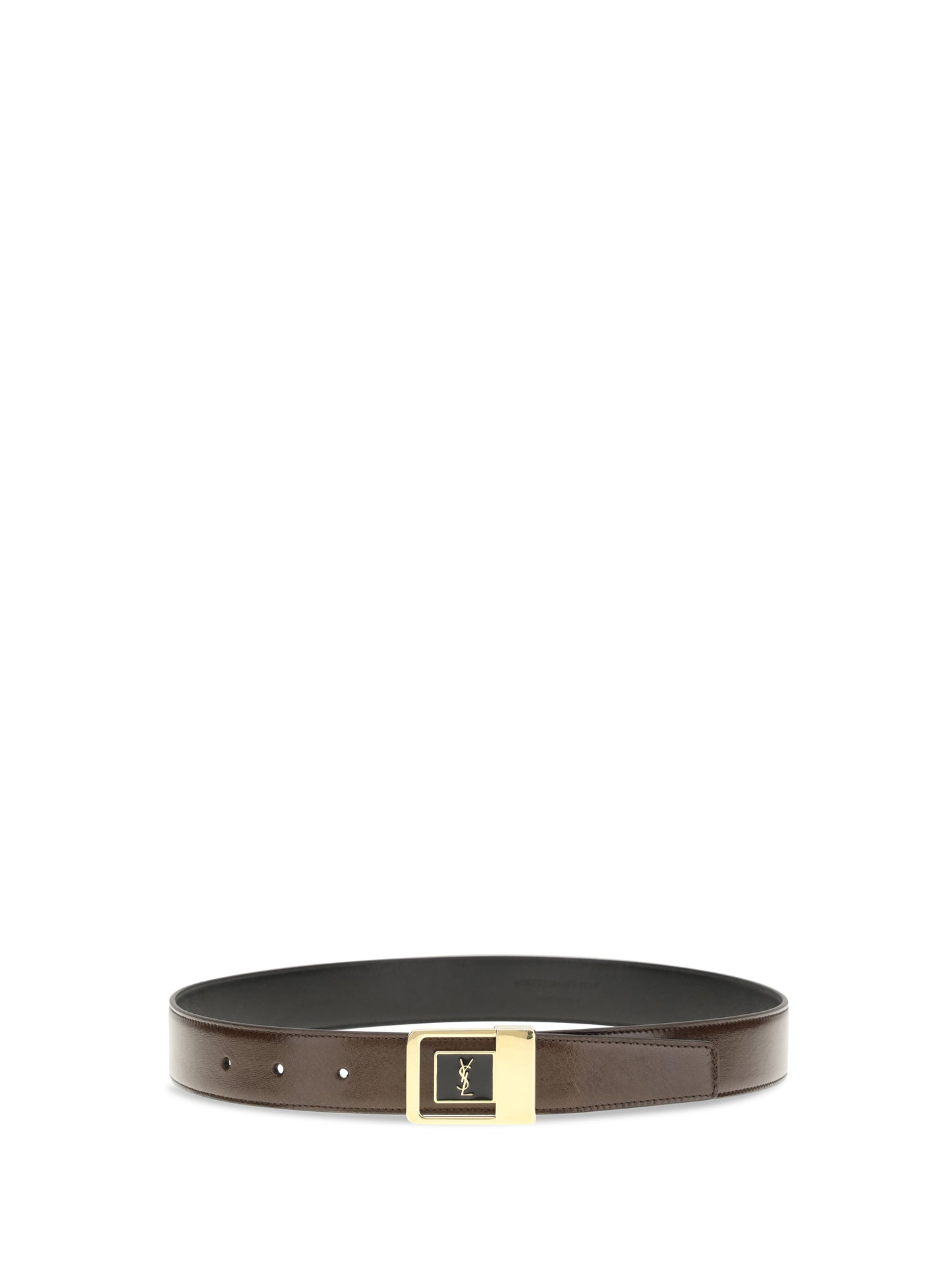 SAINT LAURENT LA 66 Belt in smooth leather