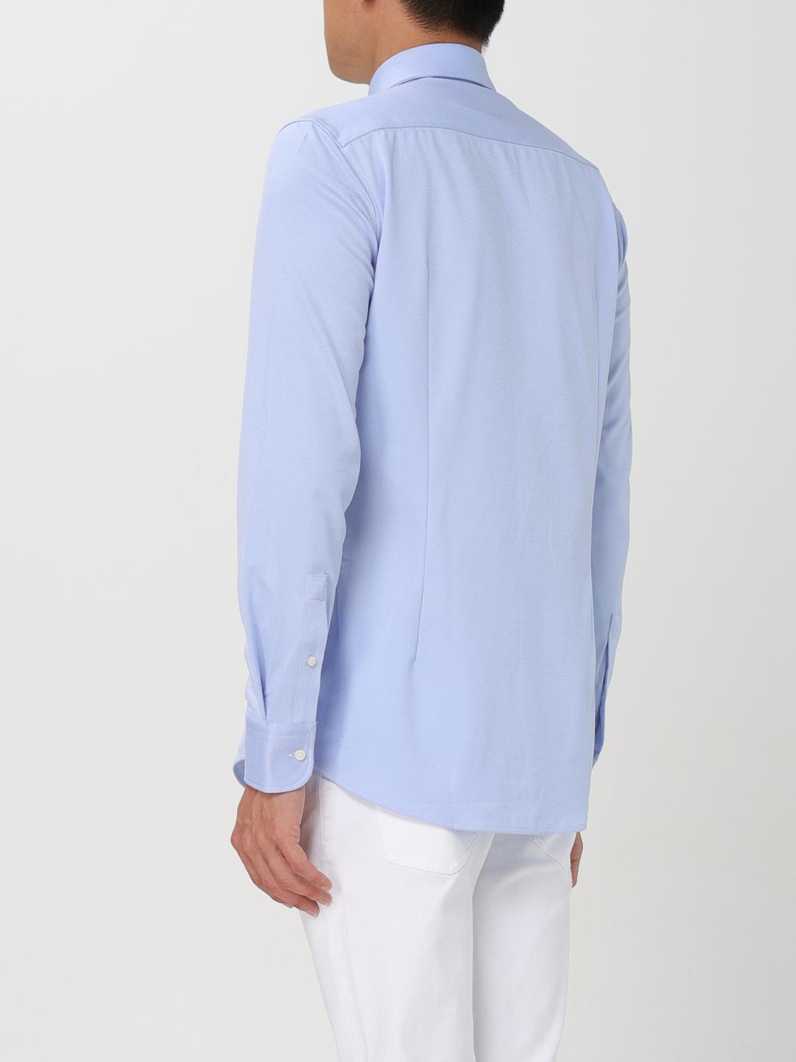 Boss Shirt Men Blue