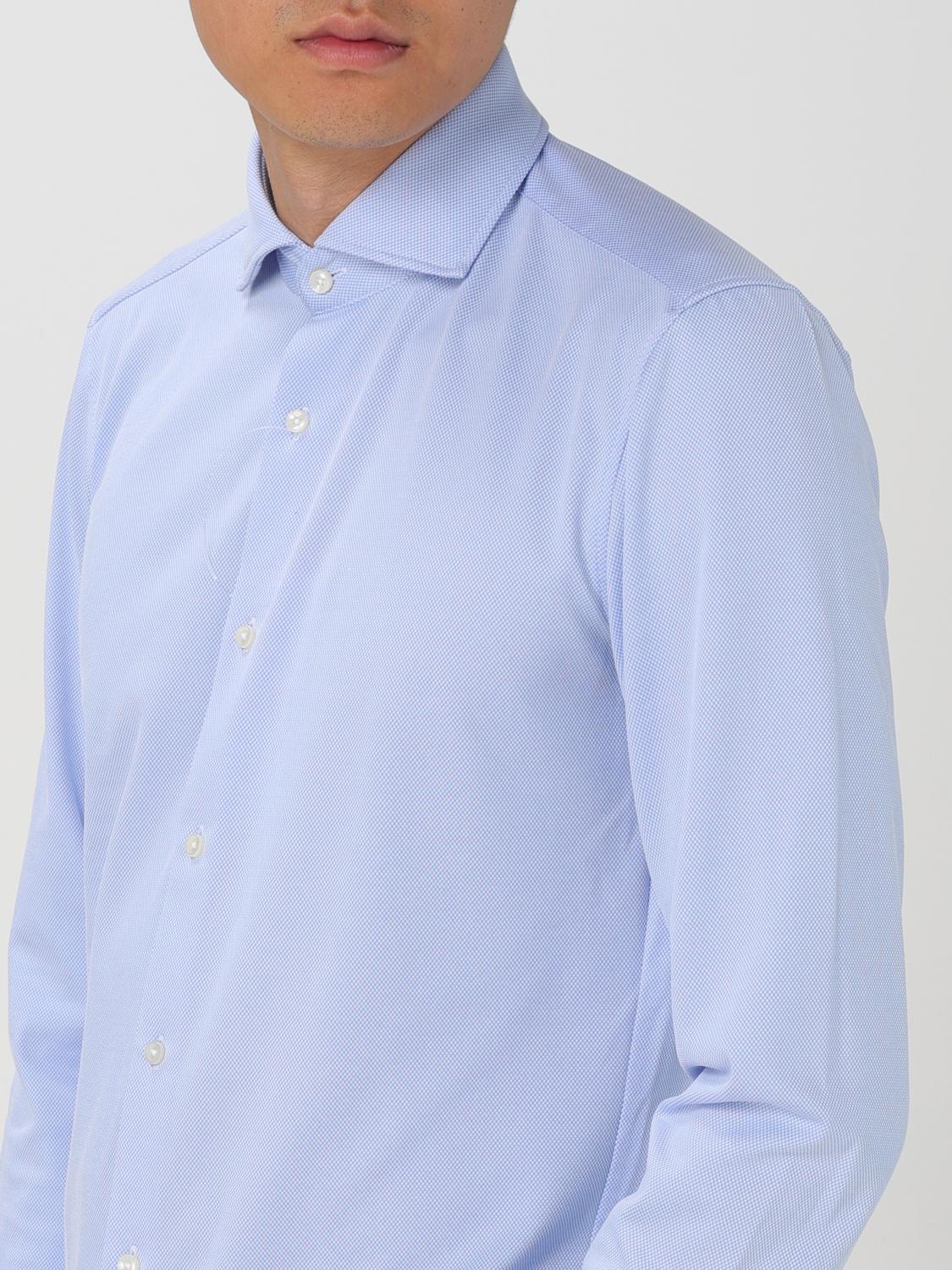 Boss Shirt Men Blue