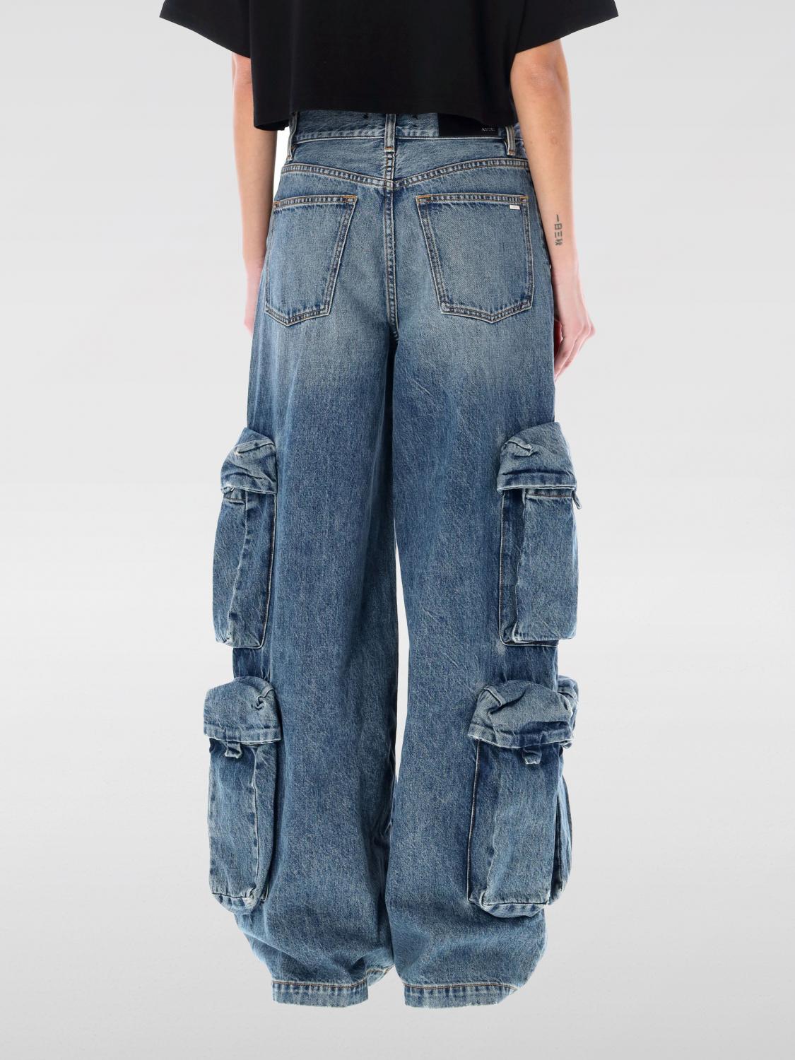 Amiri Jeans Woman Indigo
