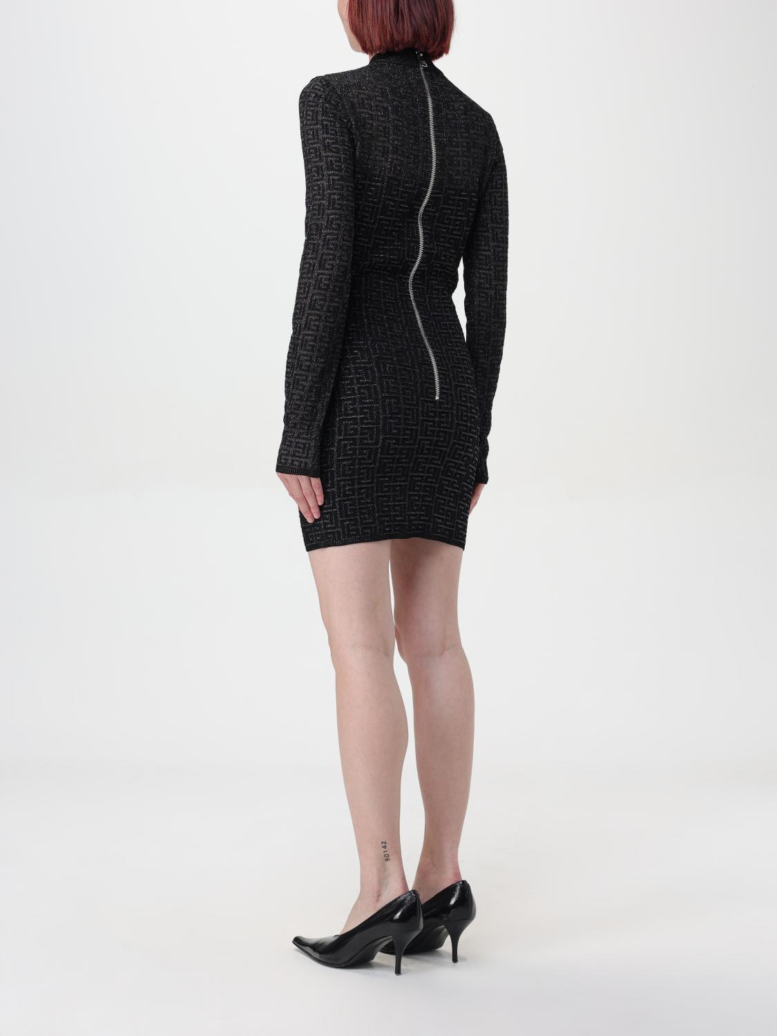Balmain Dress Woman Black
