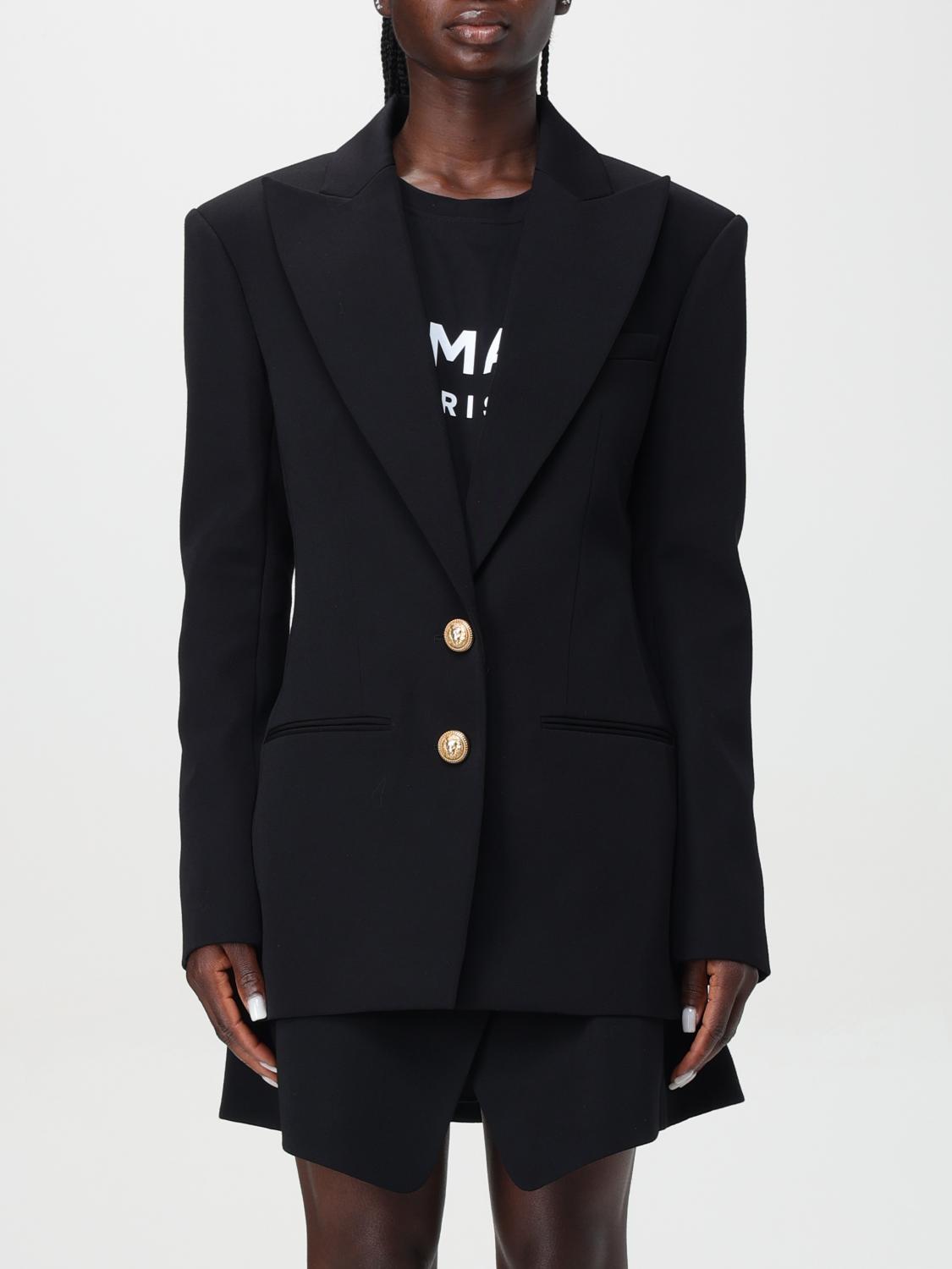 Balmain Blazer Woman Black