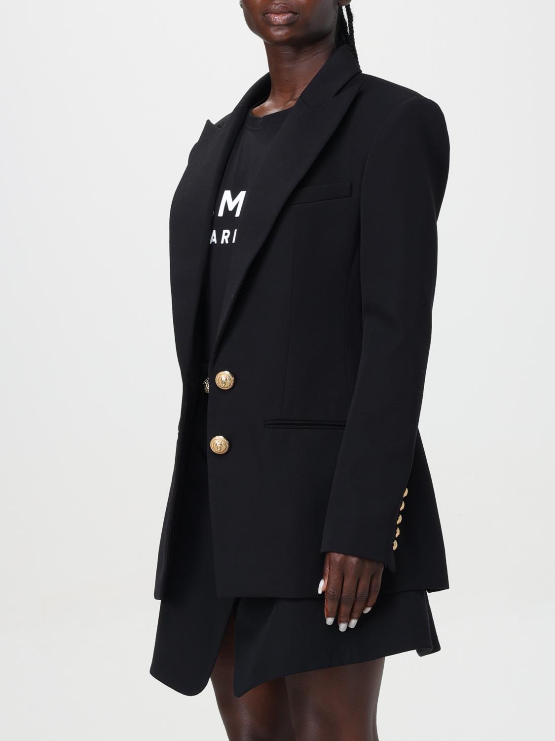 Balmain Blazer Woman Black