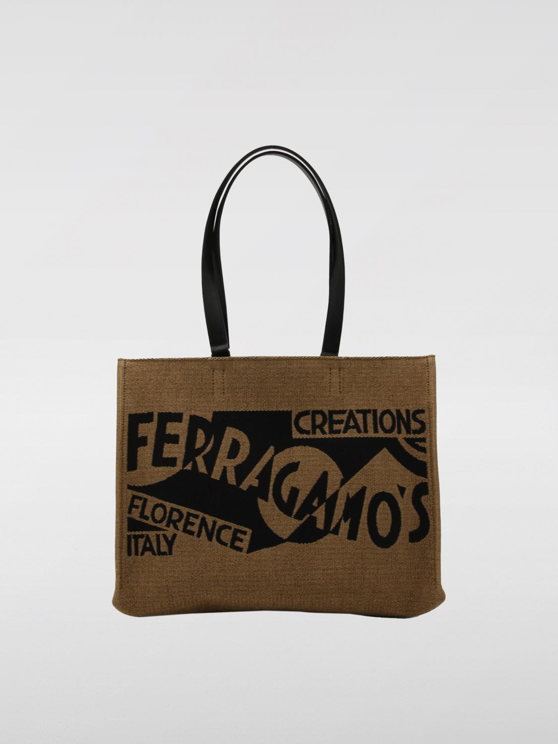 Ferragamo Tote Bags Woman Honey