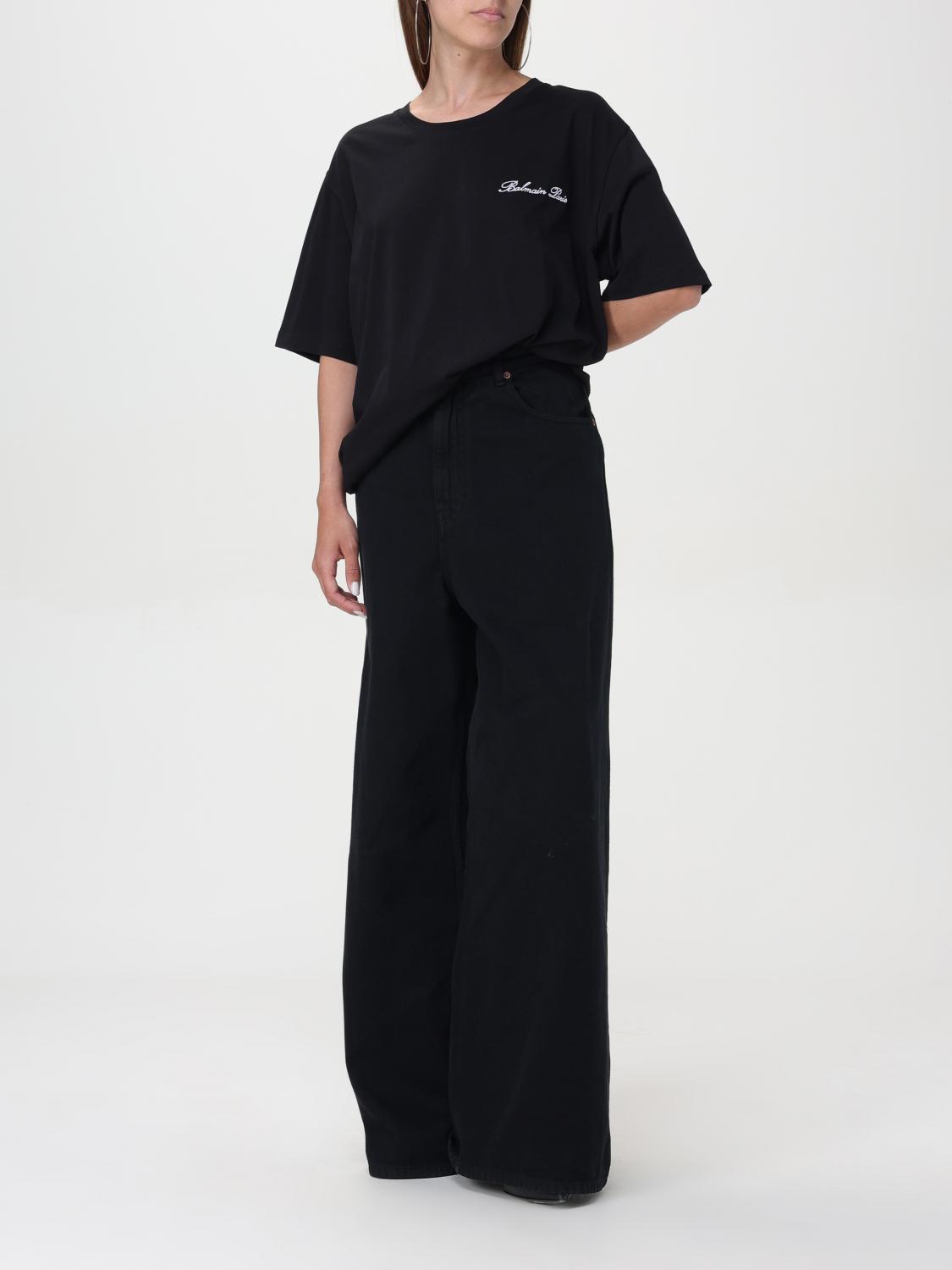 Balmain T Shirt Woman Black