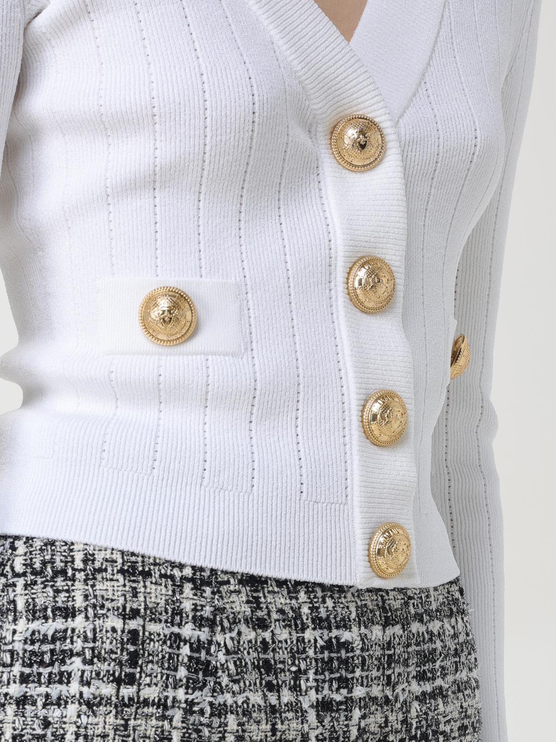 Balmain Cardigan Woman White