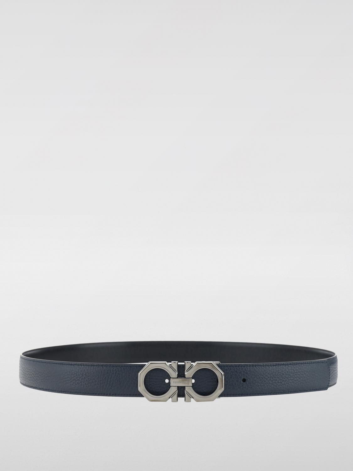 Ferragamo Belt Men Blue