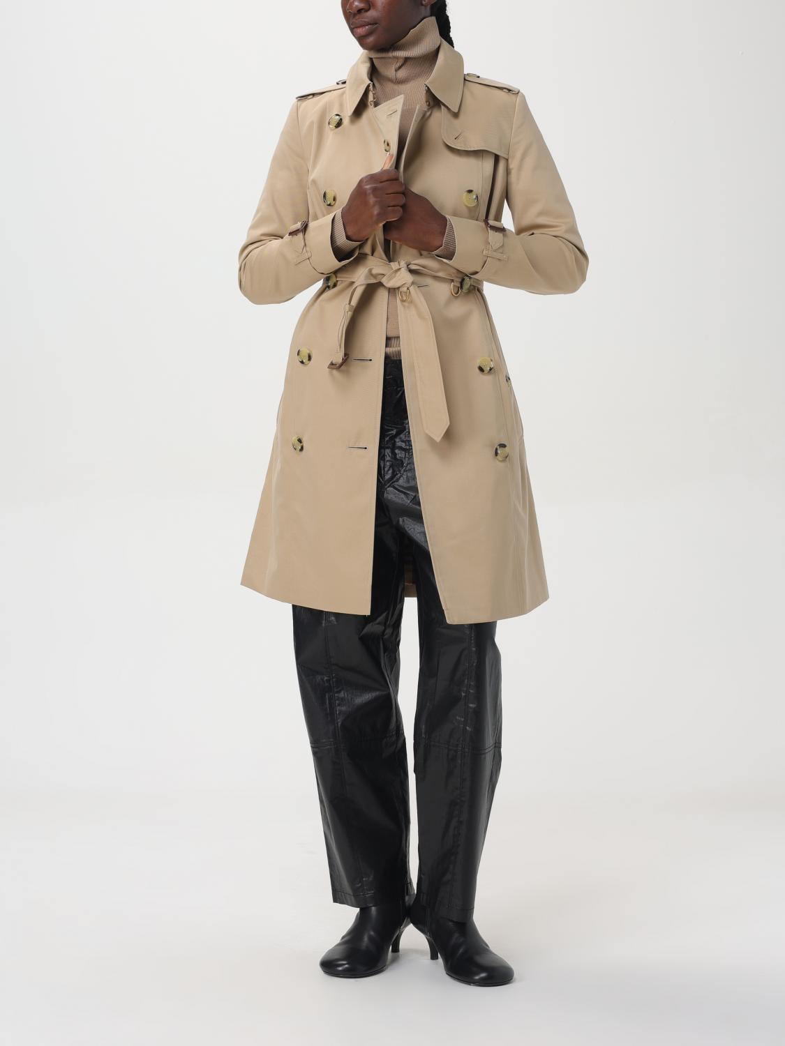 Burberry Trench Coat Woman Beige