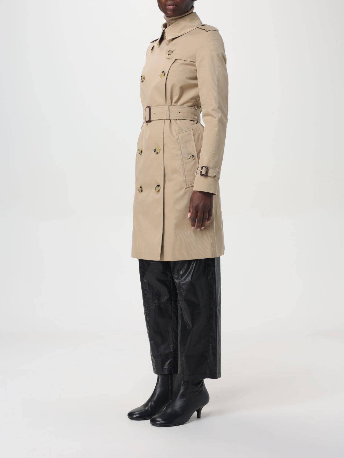 Burberry Trench Coat Woman Beige