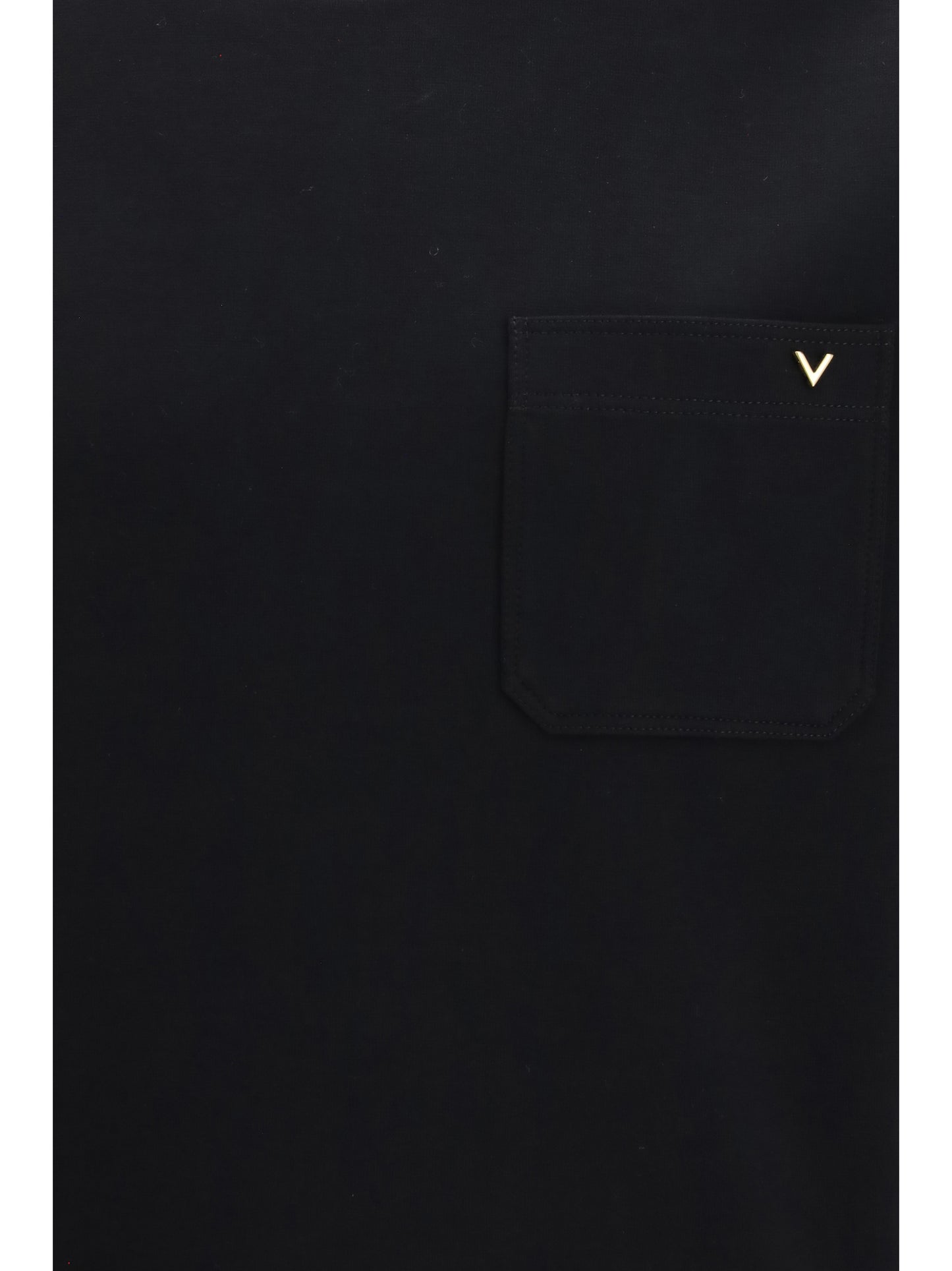 Valentino Sweatshirt with pocket and VLogo - Black