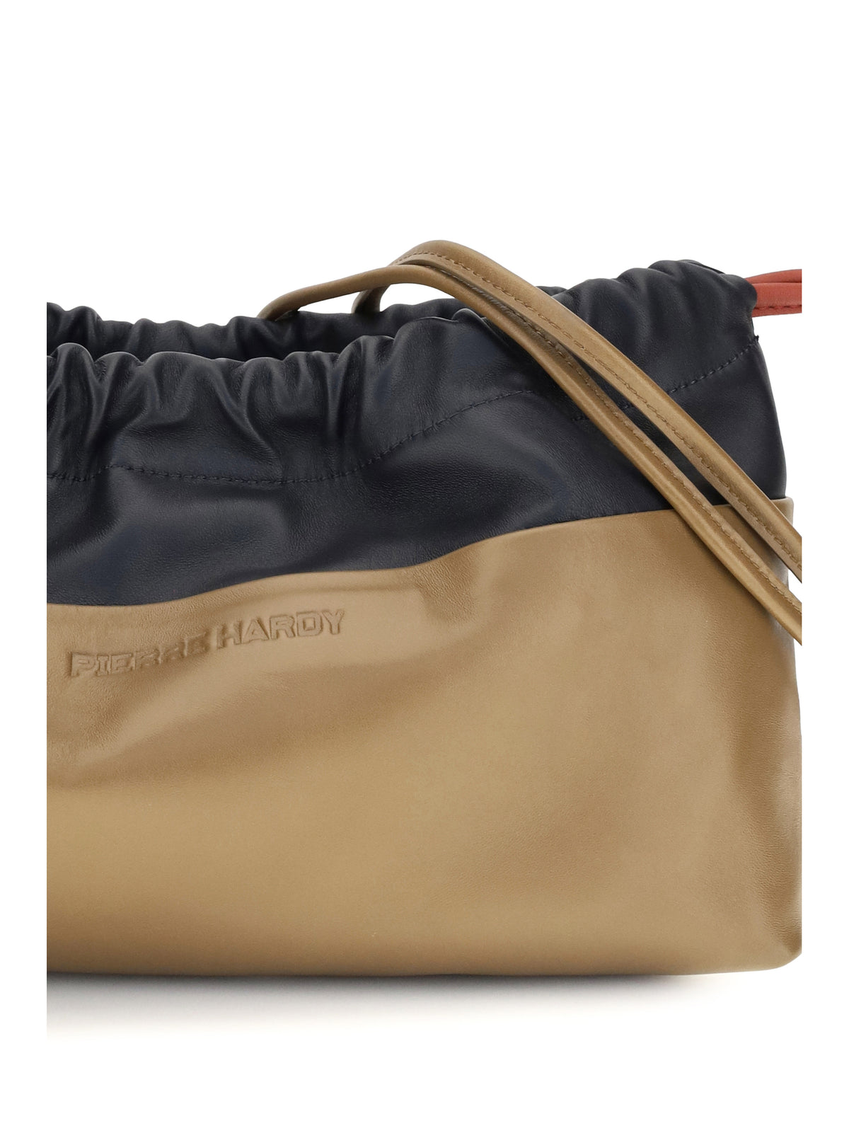 Pierre Hardy Twin Clutch Bag - Navy-Camel-Rust