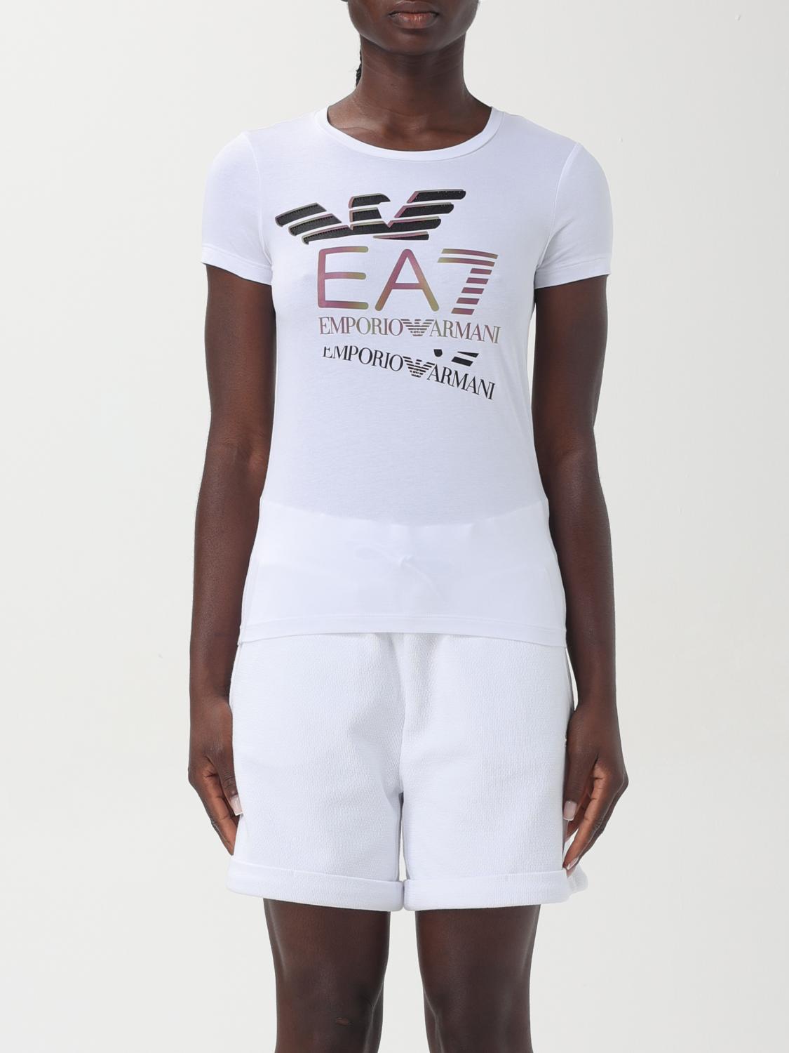 Ea7 T Shirt Woman White
