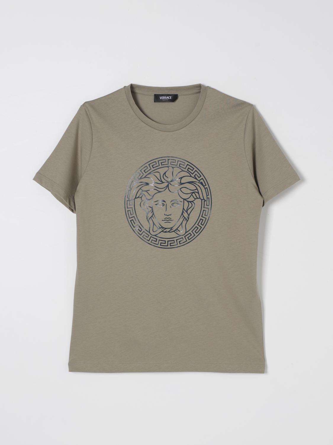 Versace T Shirt Kids Dove Grey