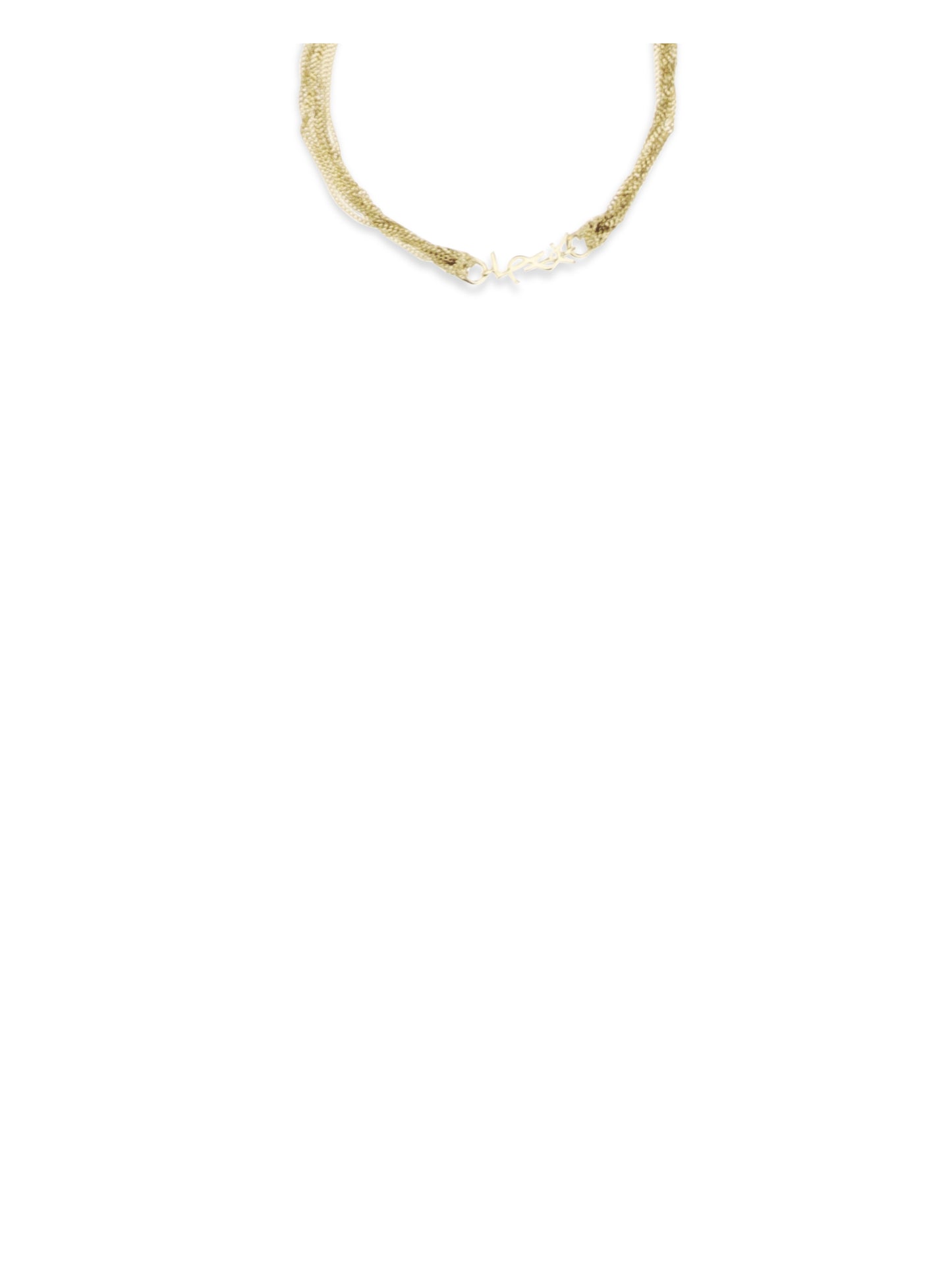 SAINT LAURENT Cassandre Tassel Bracelet