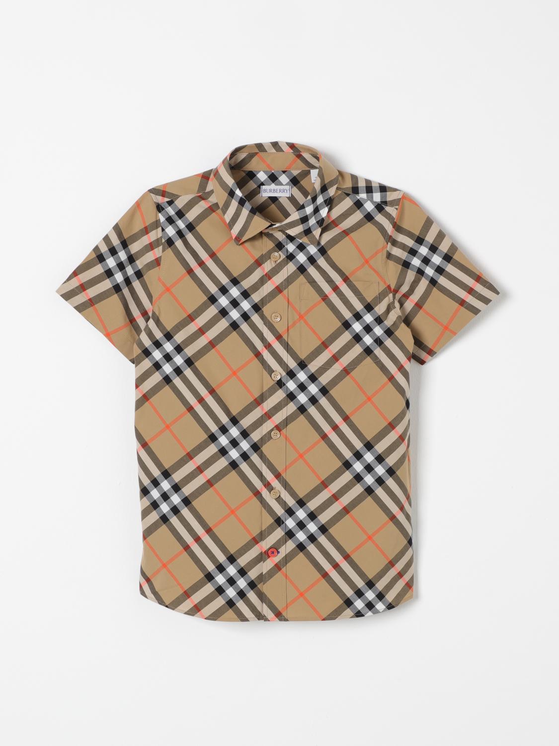 Burberry Shirt Kids Beige