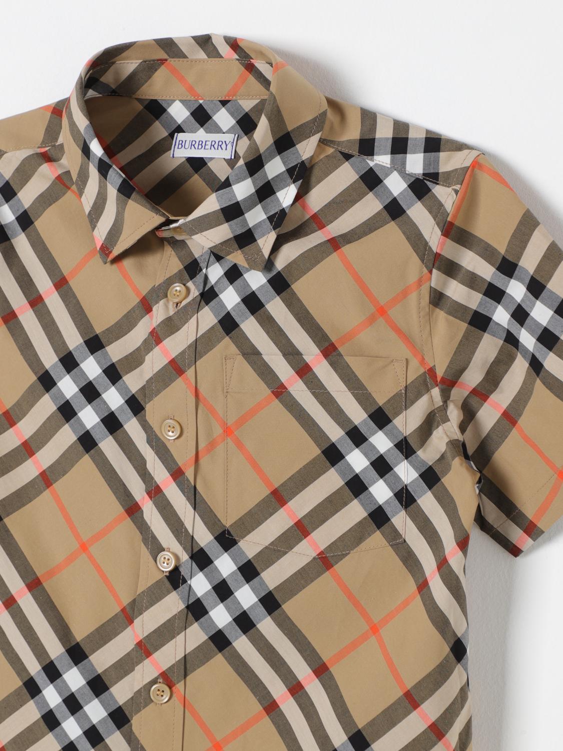 Burberry Shirt Kids Beige